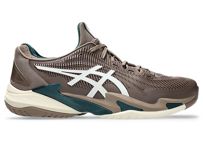 ASICS Men's Court FF 3 Tennis Shoes - Lightweight Performance Sneakers for Men in Taupe Grey/White | Perfect for Competitive Play & Casual Wear