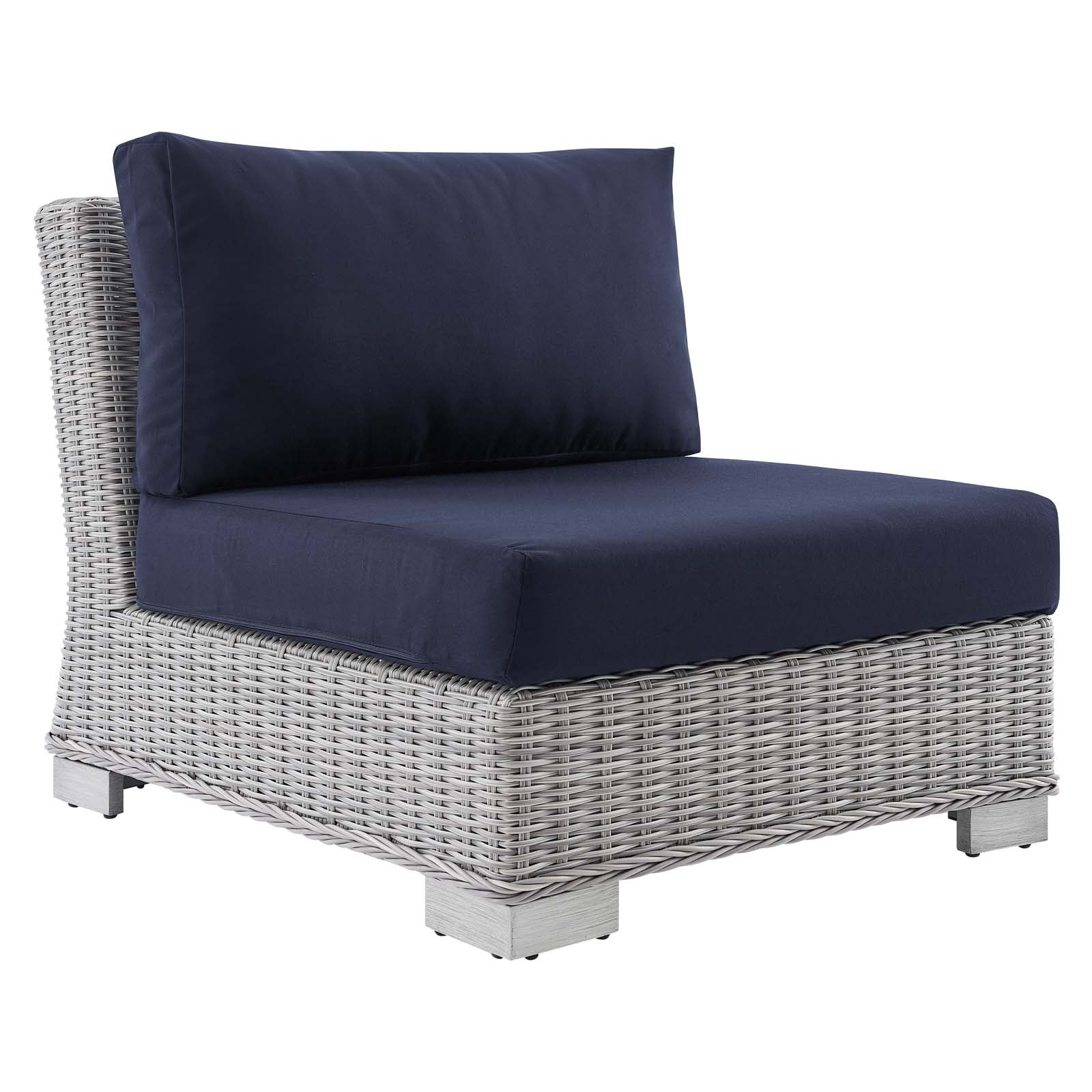 Premium Conway Sunbrella® Outdoor 9-Piece Wicker Rattan Sectional Sofa Set - Waterproof & UV Resistant for Patio, Garden, Poolside & Backyard Relaxation