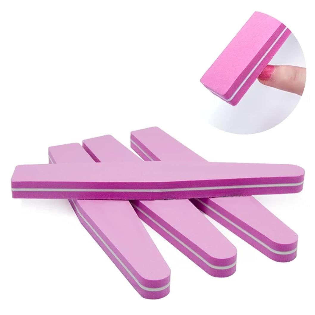 Sminakh 10-Pack Washable Double-Sided Nail Buffer Files - 100/180 Grit Soft Sponge Buffing & Sanding for Nail Art - Multicolor | Perfect for Manicures, Pedicures & At-Home Nail Care