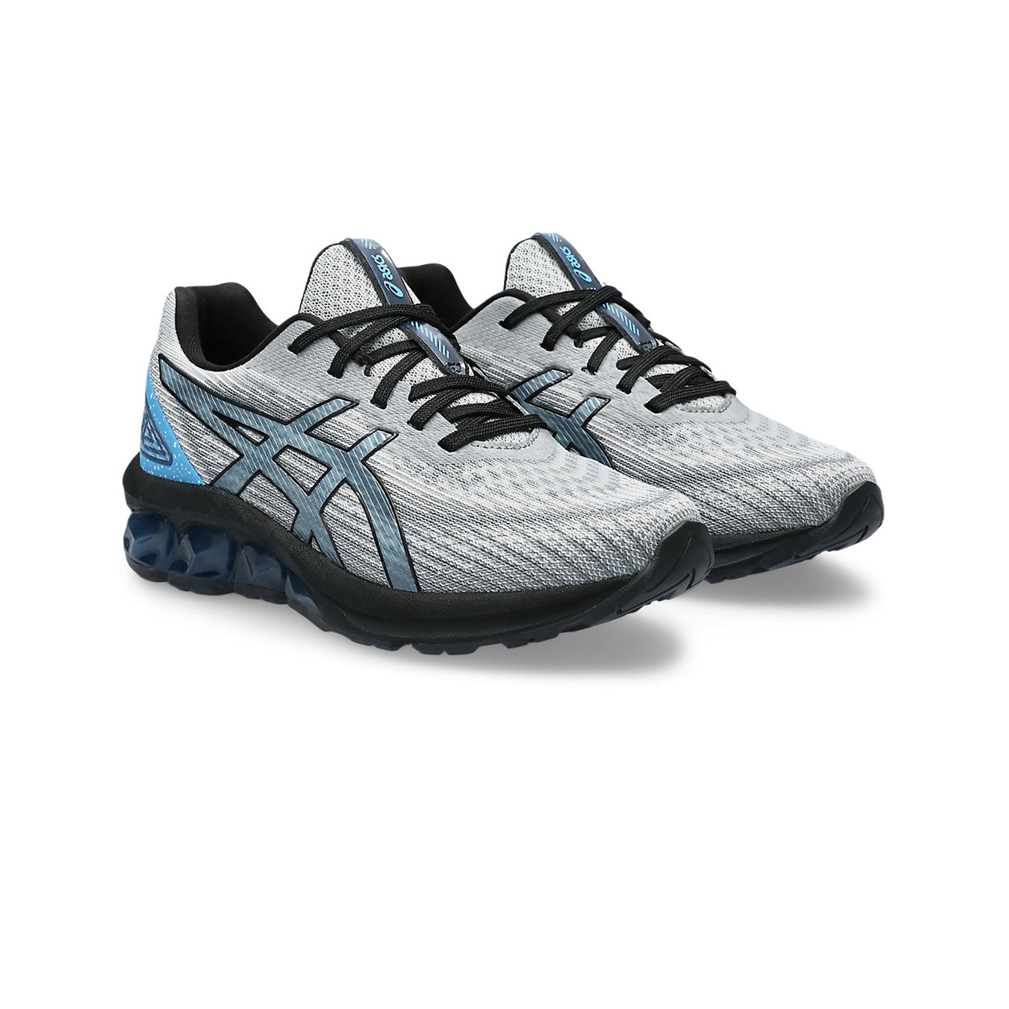 ASICS GEL QUANTUM 180 VII Running Shoes for Women - Sheet Rock/Dolphin Blue - Lightweight Cushioned Sneakers for Jogging, Gym Workouts & Everyday Wear