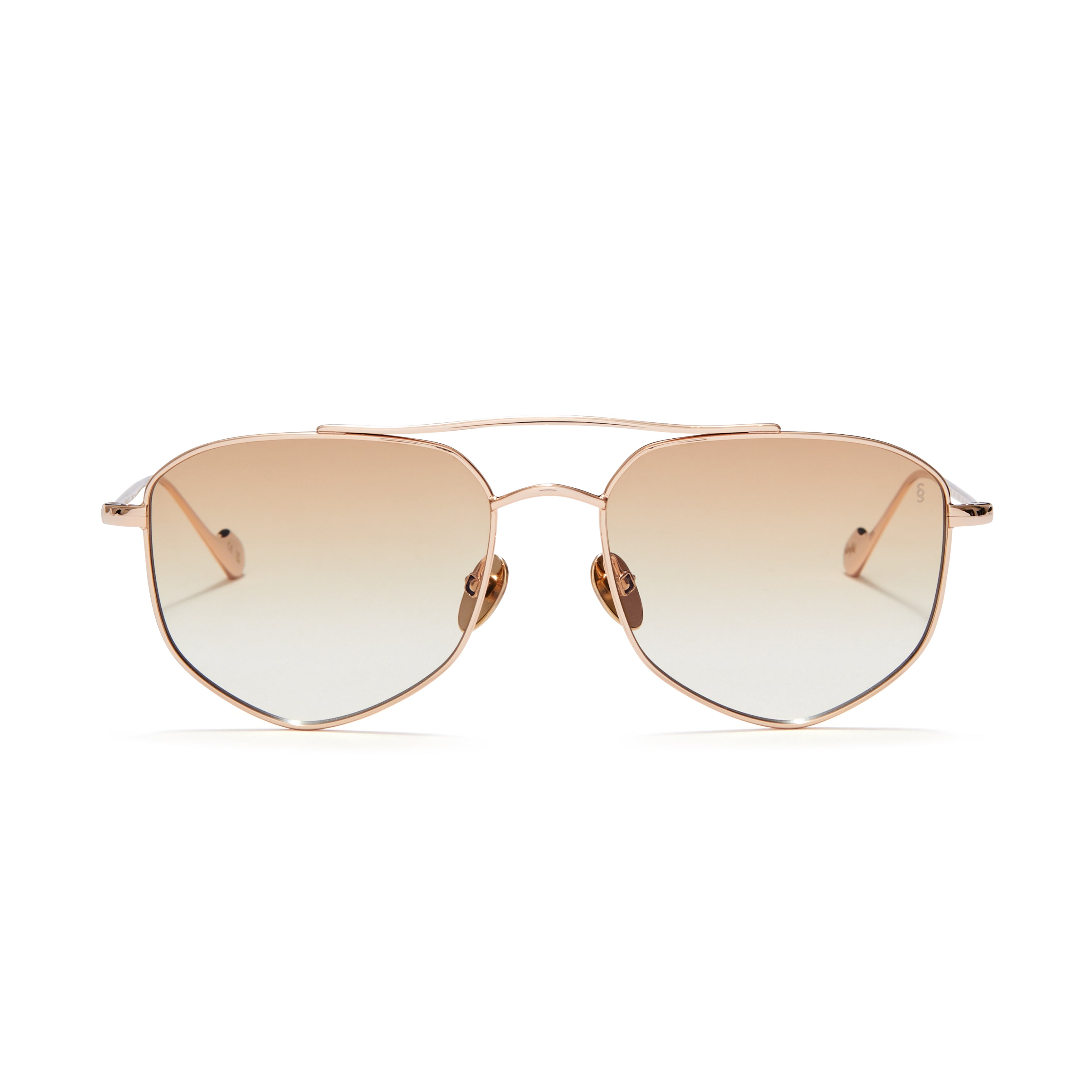 Andrea Light Brown Gradient Sunglasses - Polarized UV Protection for Women - Perfect for Driving, Beach & Outdoor Activities