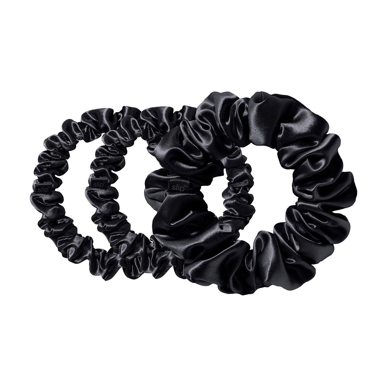 Back to Basics Assorted Scrunchies Hair Ties - Soft Elastic Hair Bands for Women & Girls - Perfect for Workouts, Yoga, School & Everyday Use