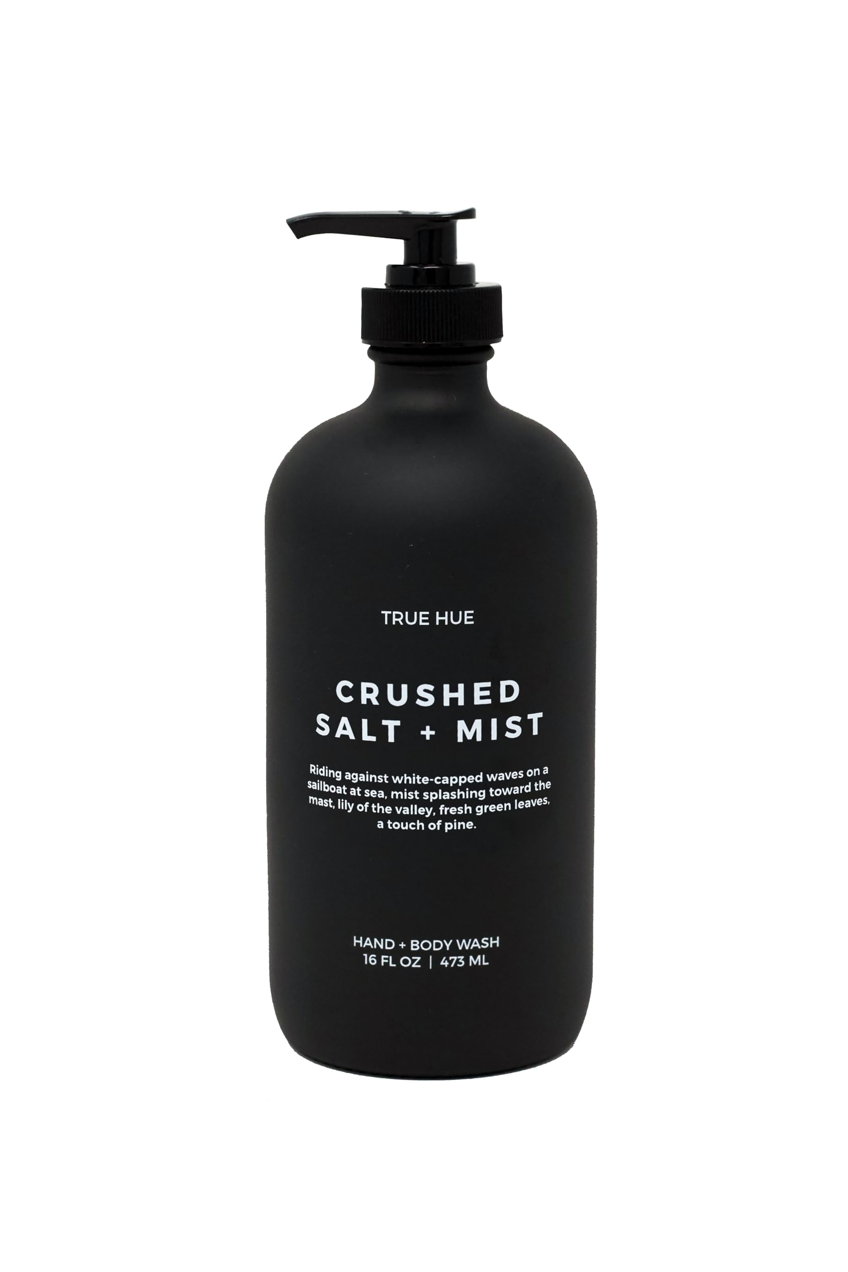 Luxury Crushed Salt & Mist Hand and Body Wash - Paraben Free, Sulfate Free, Vegan Formula - 16 fl oz for Spa-Like Relaxation at Home