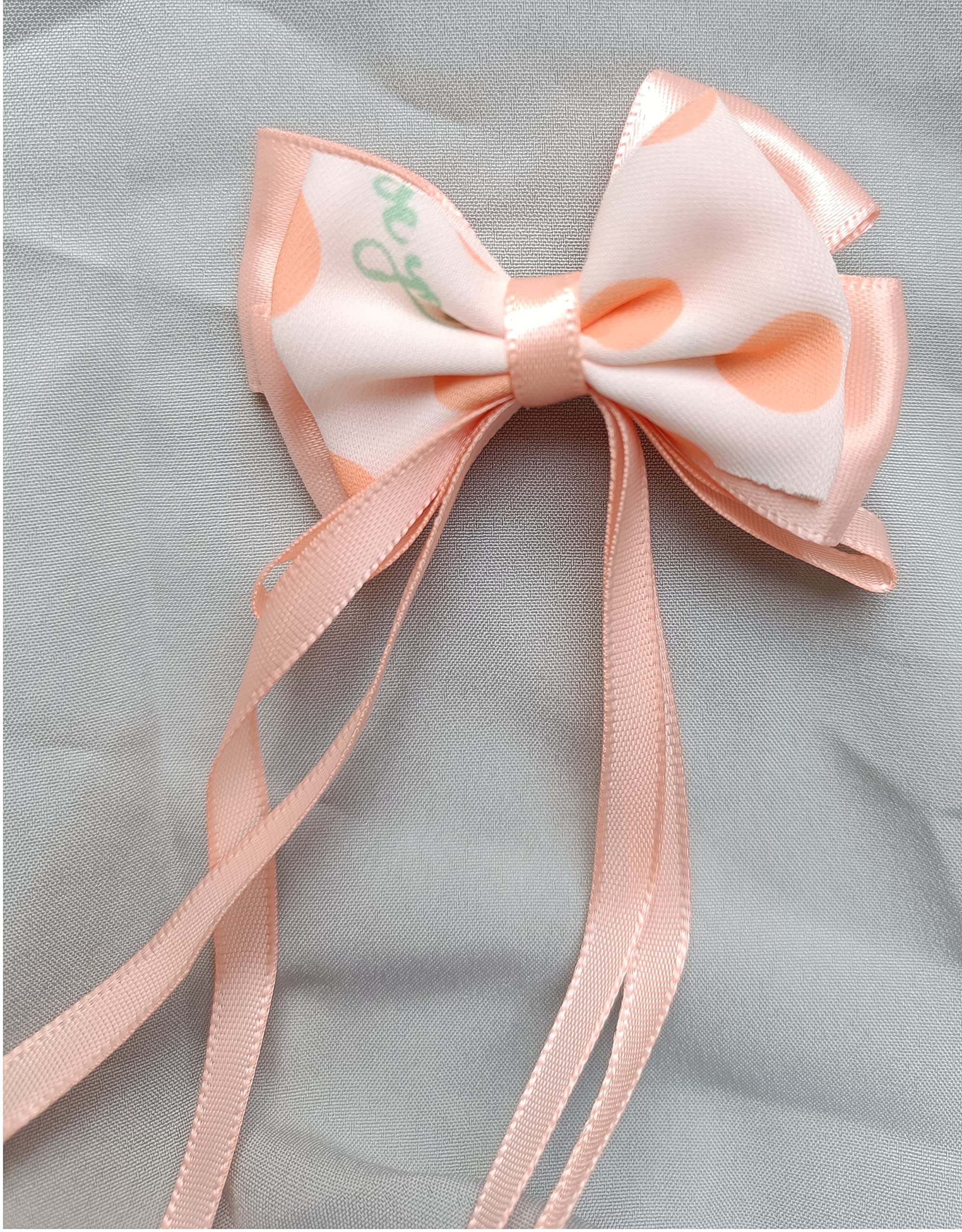 Starvis Silky Organza Hair Barrettes for Girls - Large Bow Hair Clips, Metal French Barrette, Soft Plain Color Bowknot Hairpins (Pack of 5) | 90s Retro Hair Accessories for School, Parties & Everyday Style