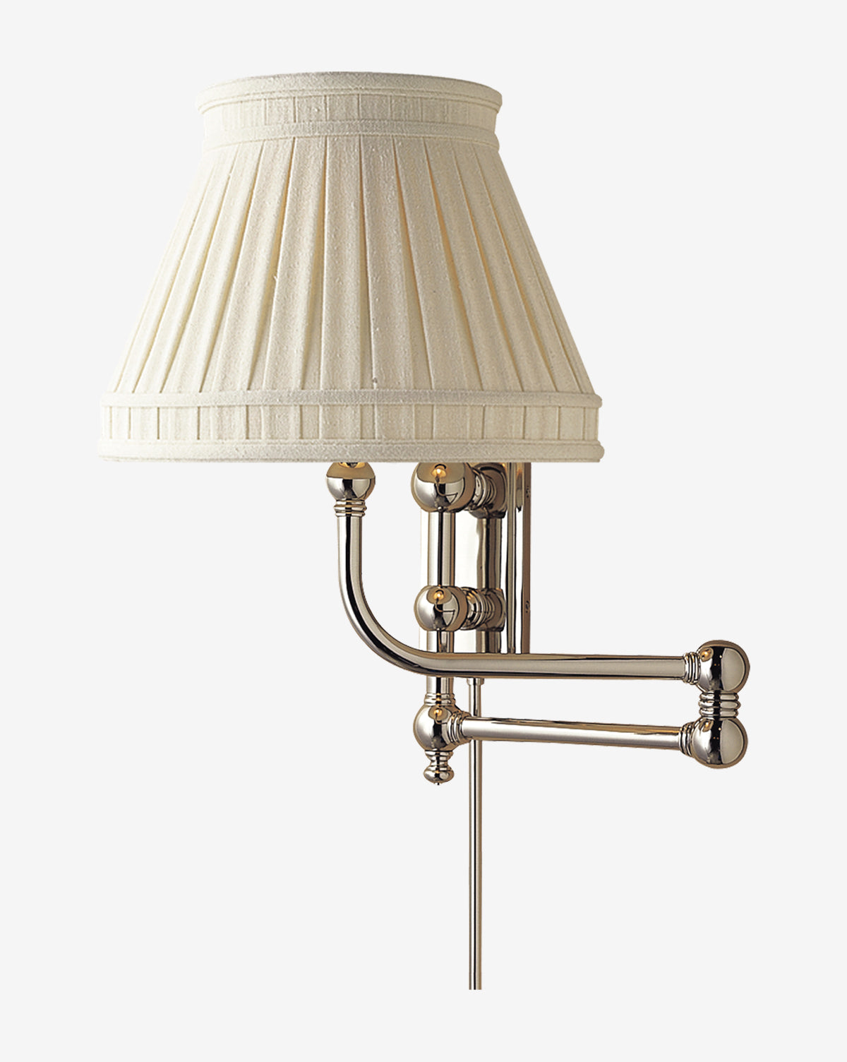 Pimlico Swing Arm Wall Sconce - Adjustable Brass Wall Light for Bedroom, Living Room & Hallway - Vintage Industrial Lighting Fixture