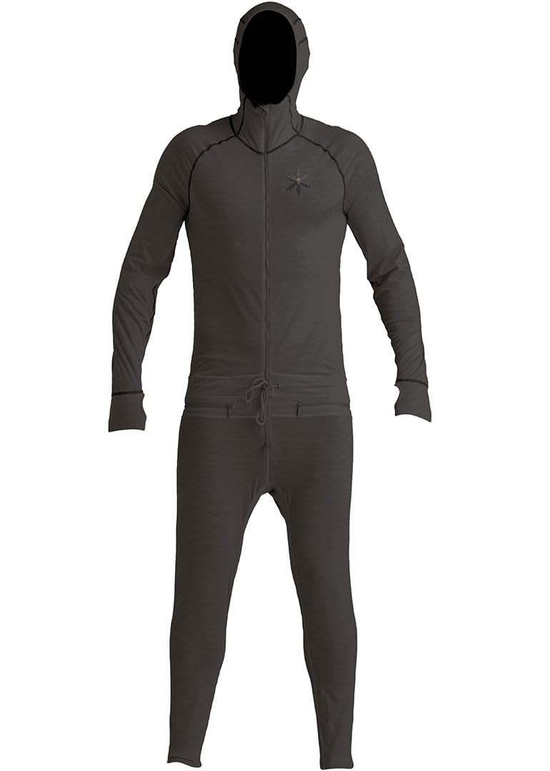 Premium Merino Wool Ninja Suit - Ultra Soft & Breathable Base Layer for Cold Weather - Perfect for Outdoor Sports, Hiking & Winter Activities