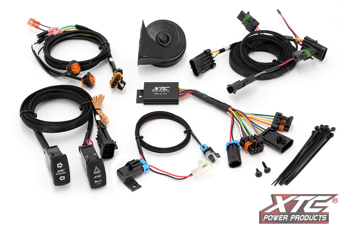 Can-Am Maverick Plug & Play Self Canceling Turn Signal System with Horn - Perfect for Off-Road Adventures & UTV Safety Upgrades