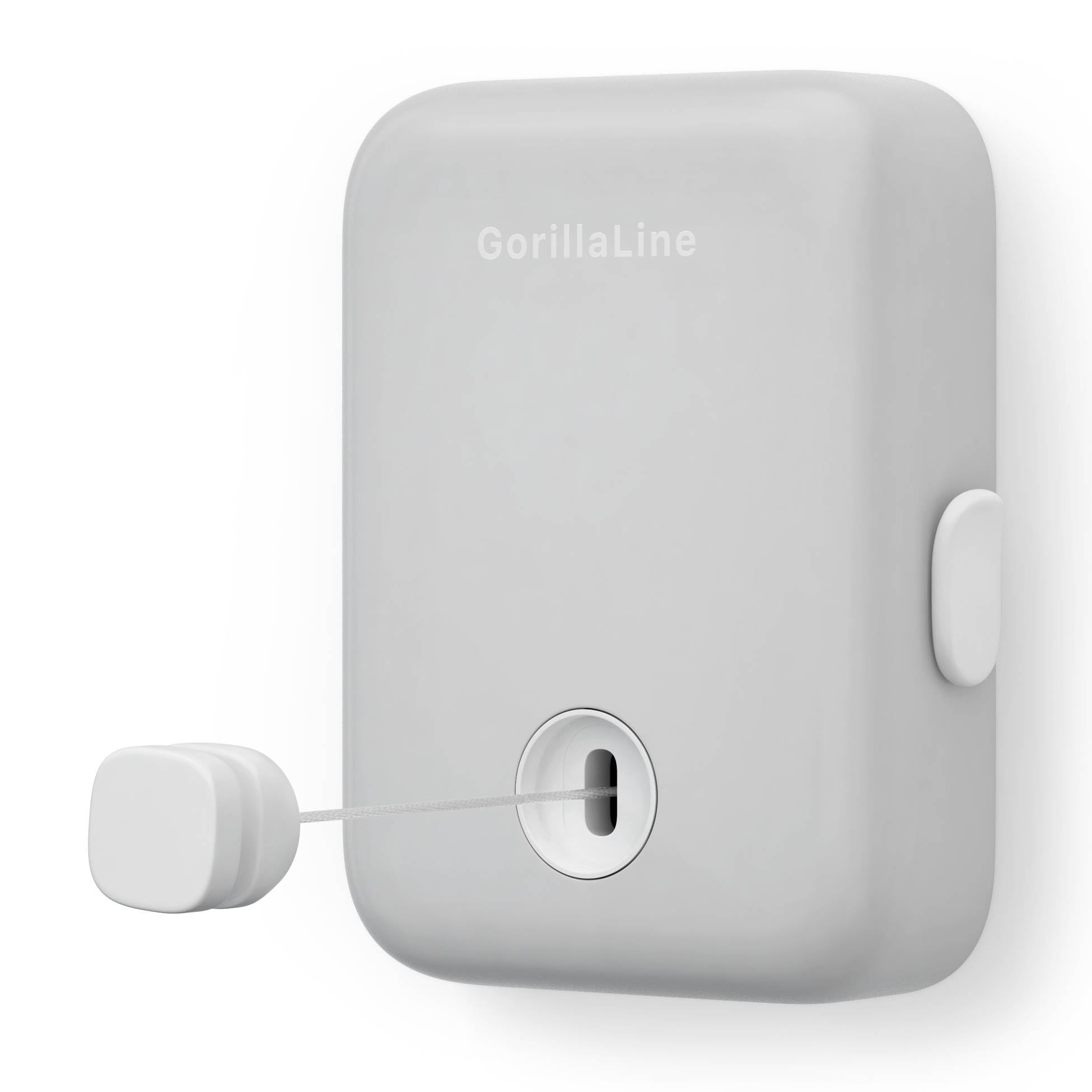 GorillaLine Retractable Clothesline for Indoor & Outdoor Use - Heavy Duty Wall Mounted Drying Rack for Laundry - Space Saving Air Dry Clothing Solution (Perfect for Apartments, Camping & Small Spaces)