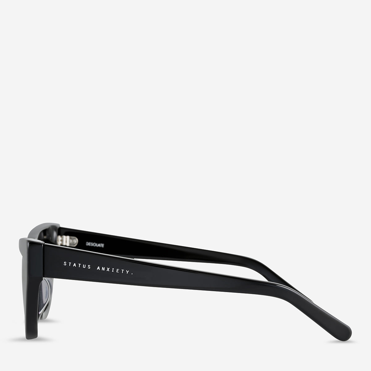 Desolate Black Sunglasses for Men & Women - UV Protection, Polarized, Fashionable - Perfect for Driving, Beach, Outdoor Activities