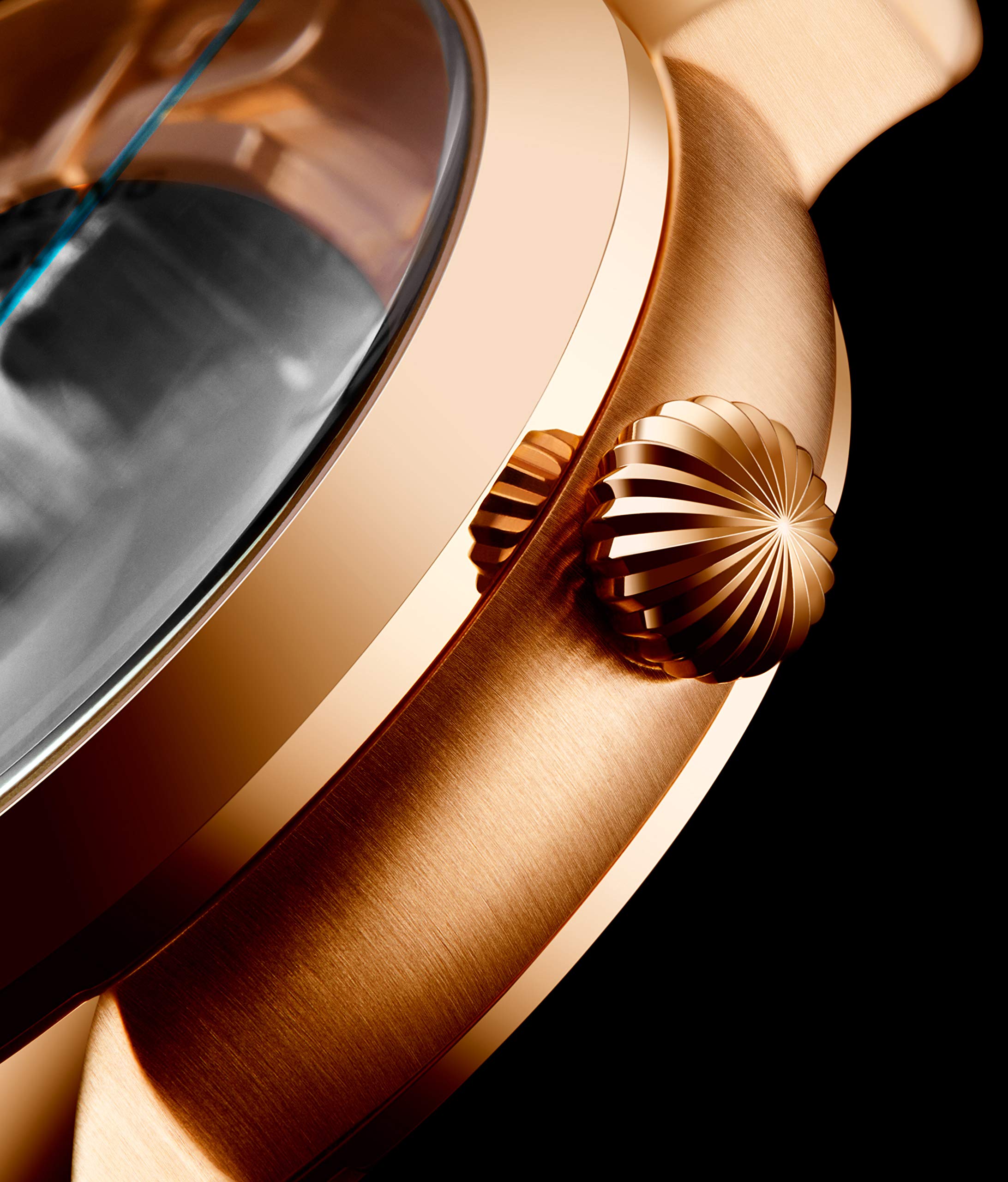 Stuhrling Original Men's Skeleton Automatic Watch - Self Winding Mechanical Dress Watch - Winchester 44 Elite in Rose Gold - Perfect for Business, Formal Events & Luxury Gifts