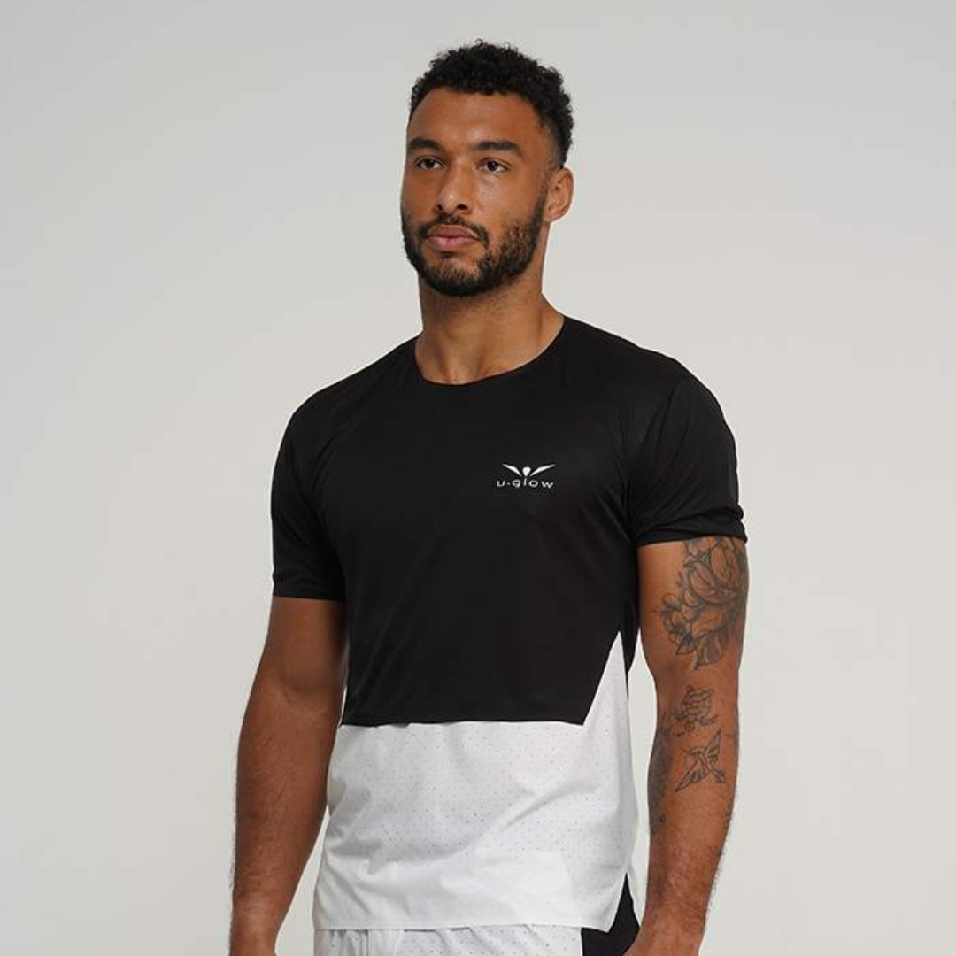 Uglow Men's Vapor Tee - Lightweight Moisture-Wicking Performance T-Shirt for Running, Gym & Outdoor Activities