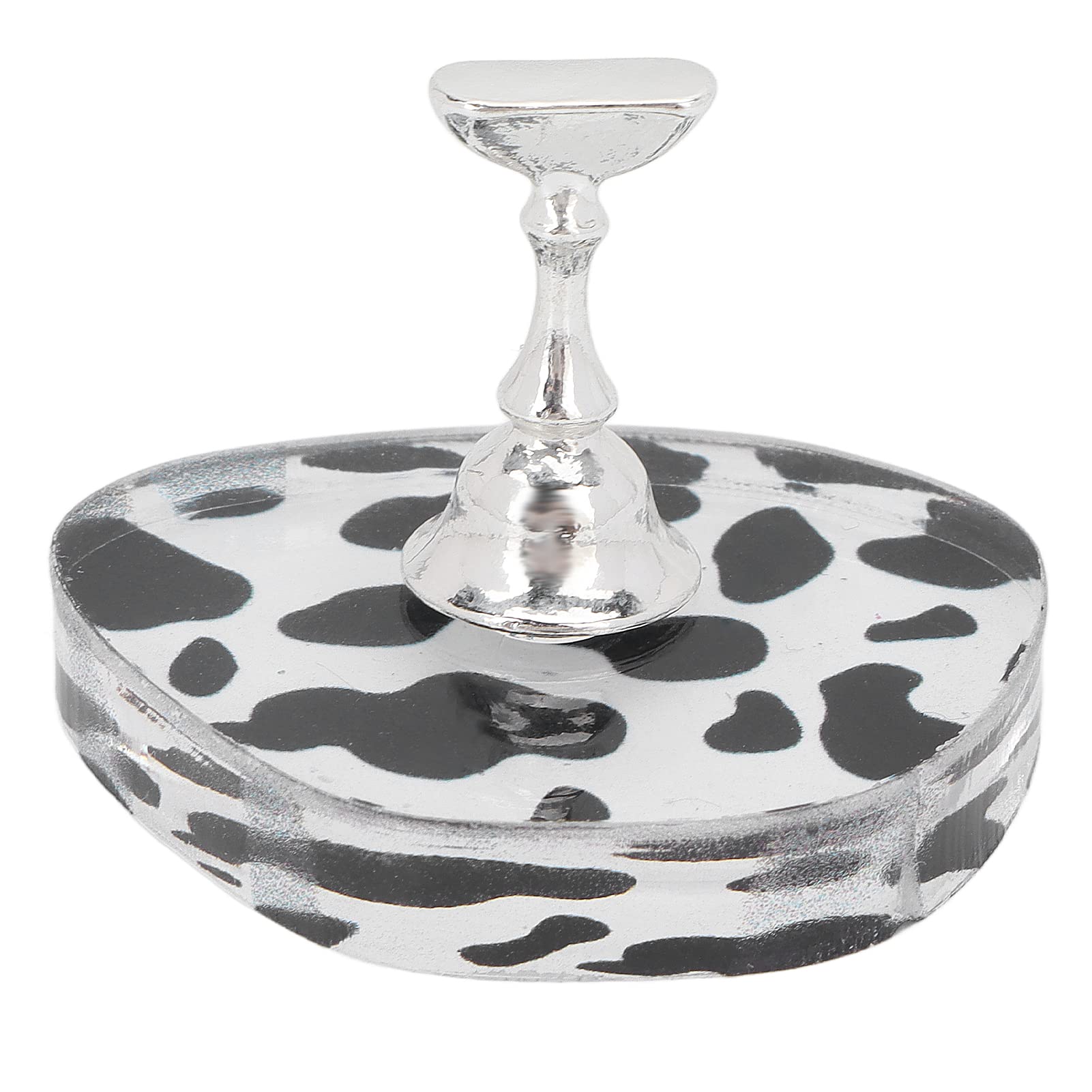 Durable Silver Manicure Training Stand for DIY Nail Practice - Perfect for Nail Art Students & Salon Professionals