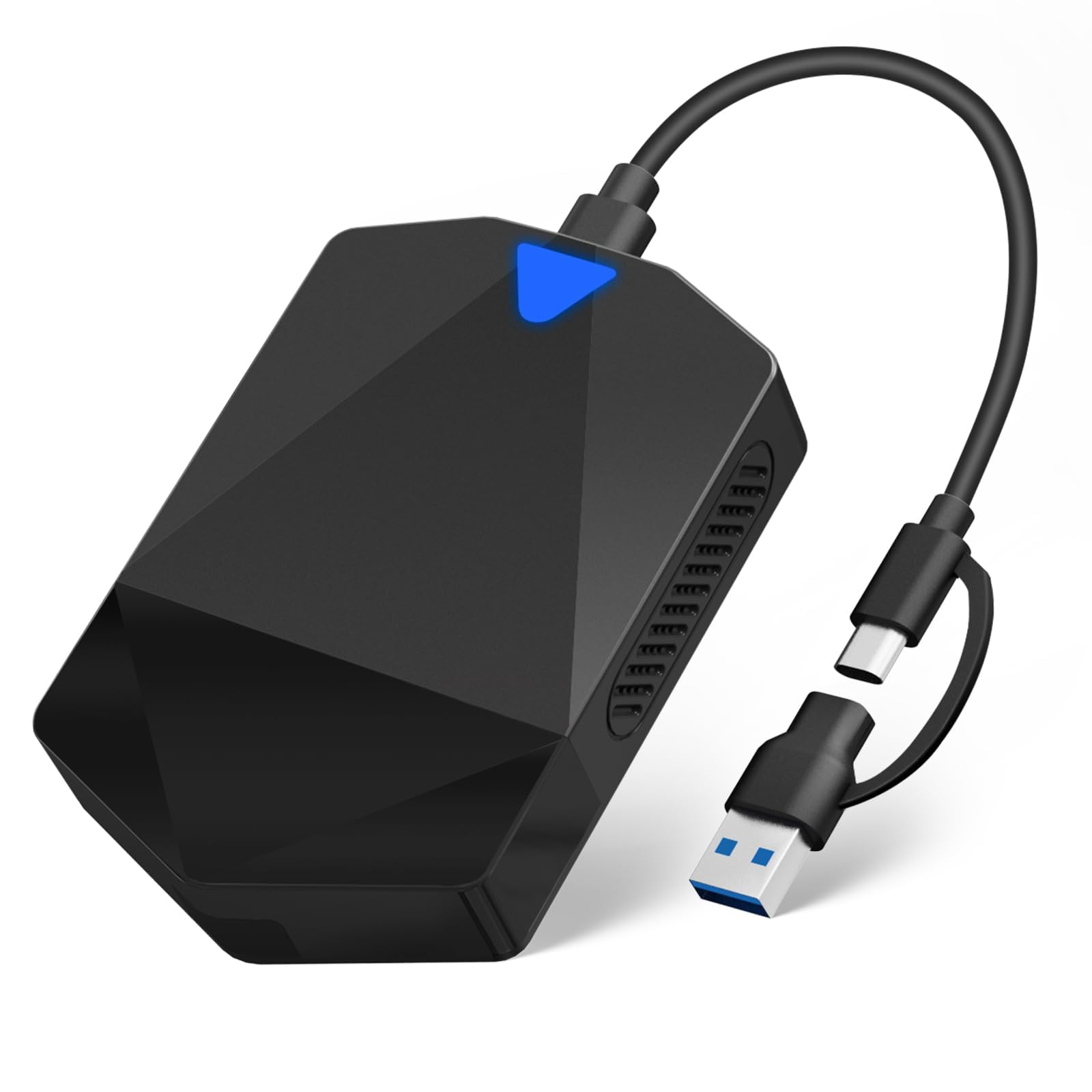 FVEREY Wireless CarPlay Adapter for iPhone - Plug & Play Apple Carplay Dongle with Bluetooth 5.3, Fast Charging | Compatible with iOS 16/17/18 & Android Auto | Works with 2020-2025 Cars | Perfect for Hands-Free Calling, GPS Navigation & Music Streaming While Driving