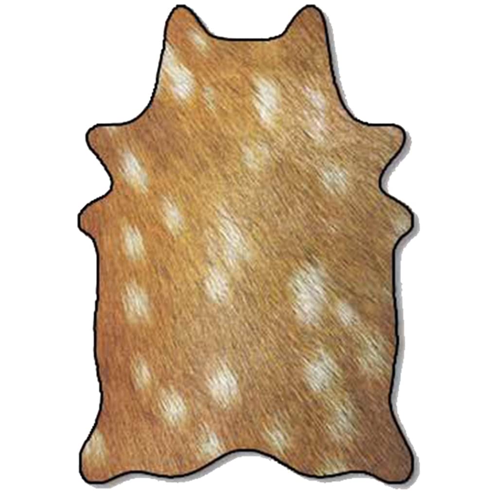 Premium Leopard Print Area Rug - 4.2'x6.2' Non-Shedding Non-Slip Indoor/Outdoor Carpet for Bedroom, Living Room, Kitchen & Home Office - Soft Animal Print Floor Mat for Cozy Décor & High Traffic Areas