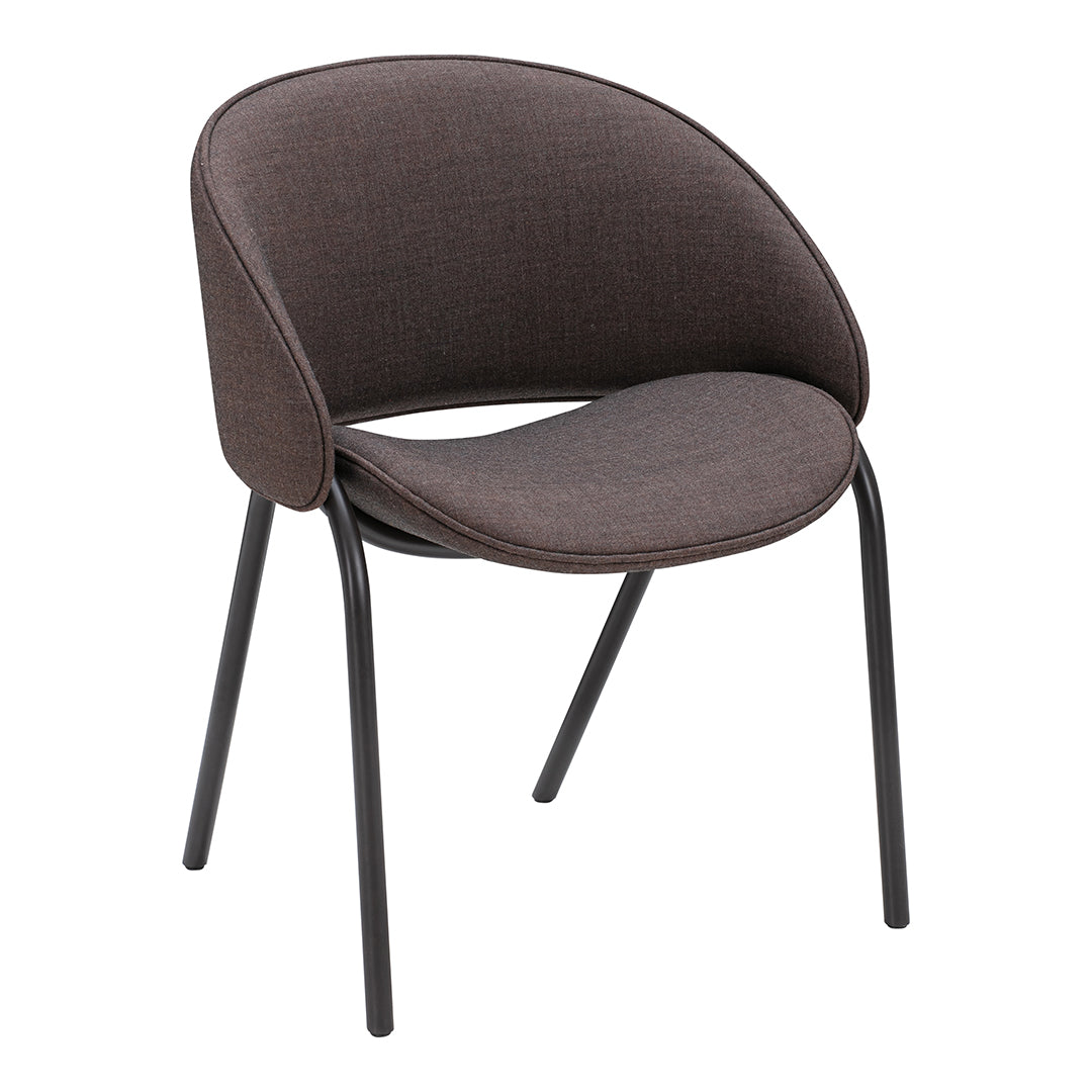 Folium Dining Chair - Modern Wooden Dining Room Chair with Cushion - Perfect for Kitchen, Dining Room, and Home Office