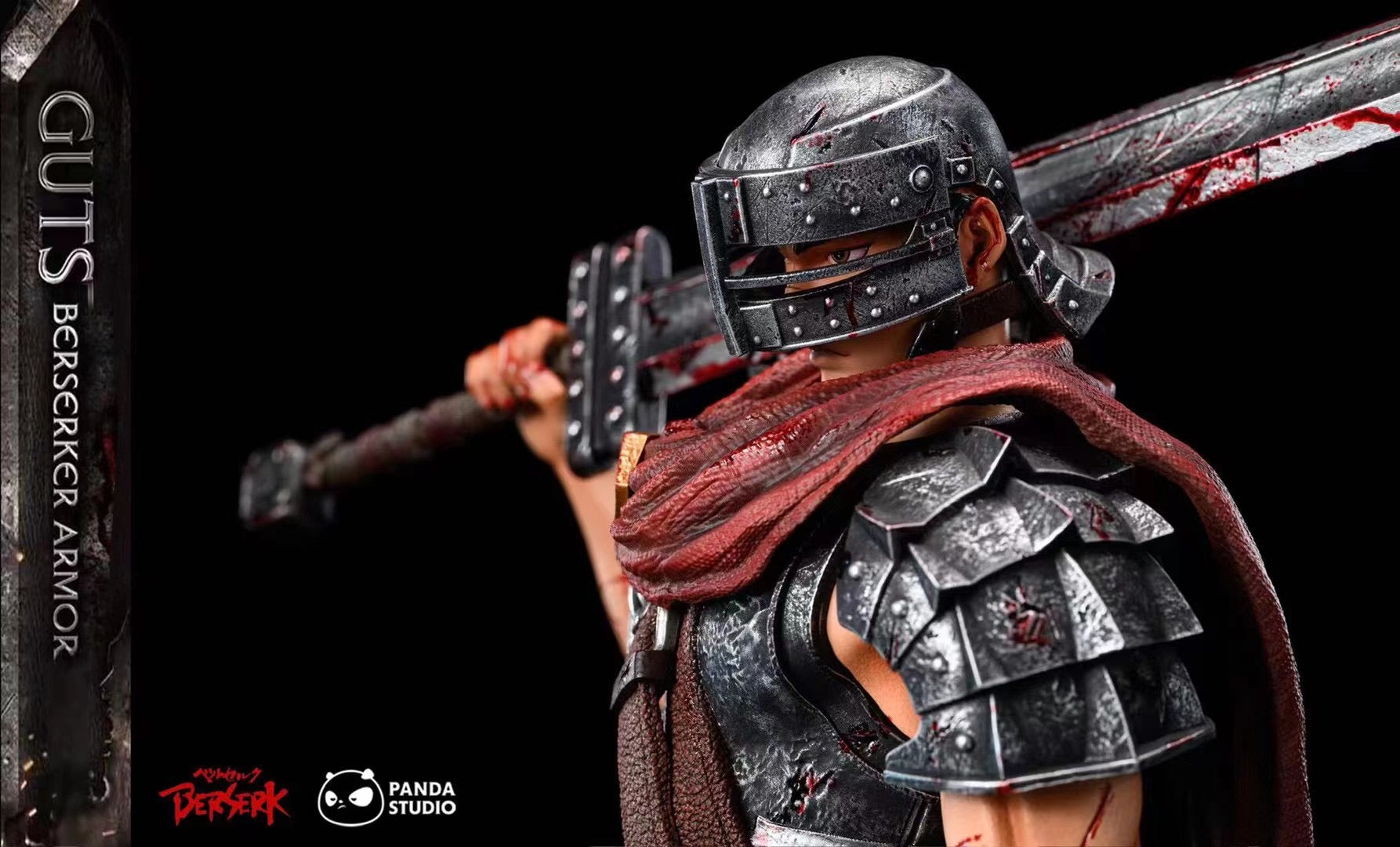 Berserk Guts Anime Figure - High-Quality Collectible Statue from Panda Studio | Perfect for Manga Fans, Gift for Anime Lovers, and Home Office Decoration