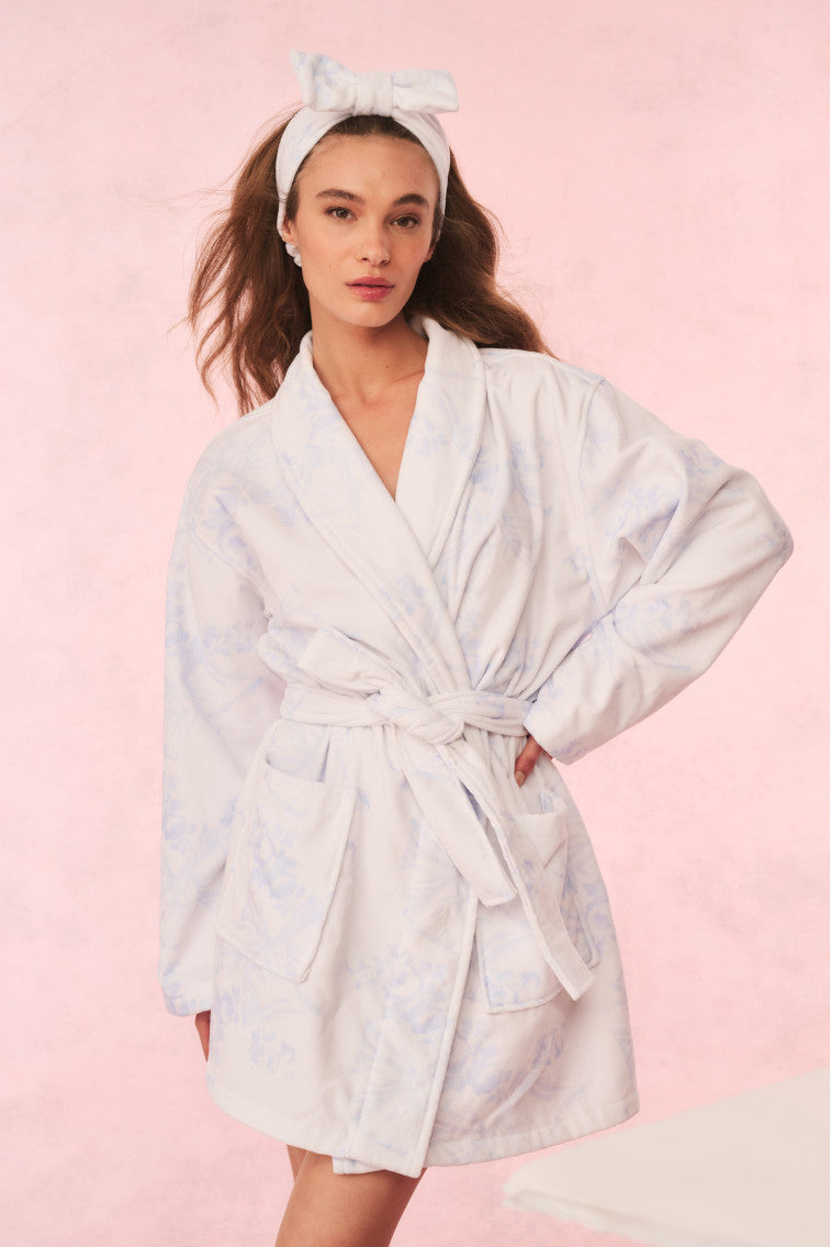 Soft & Cozy Indie Cotton Bath Robe for Women & Men - Premium Absorbent Spa Robe with Pockets - Perfect for Home, Spa Days & Hotel Relaxation