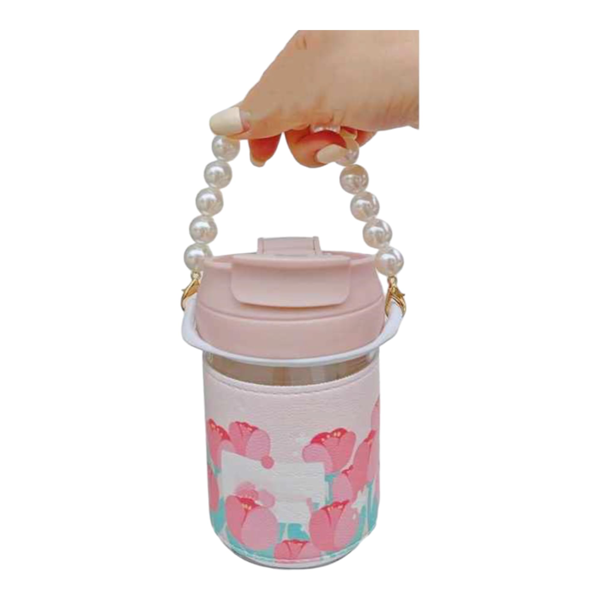 Adjustable Bag Straps for Handbags, Purses & Totes - Pearl Accent Shoulder Strap - Perfect for Crossbody, Clutch & Everyday Use