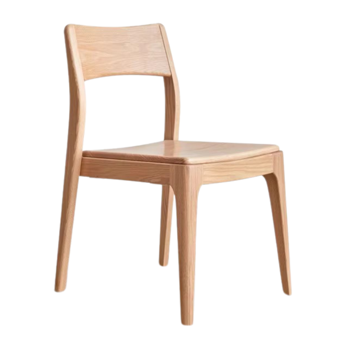 18.4x20x30.7 inch/ 46.6x50.9x78сm/ Natural Wood color/ 6 pcs Oak chairs