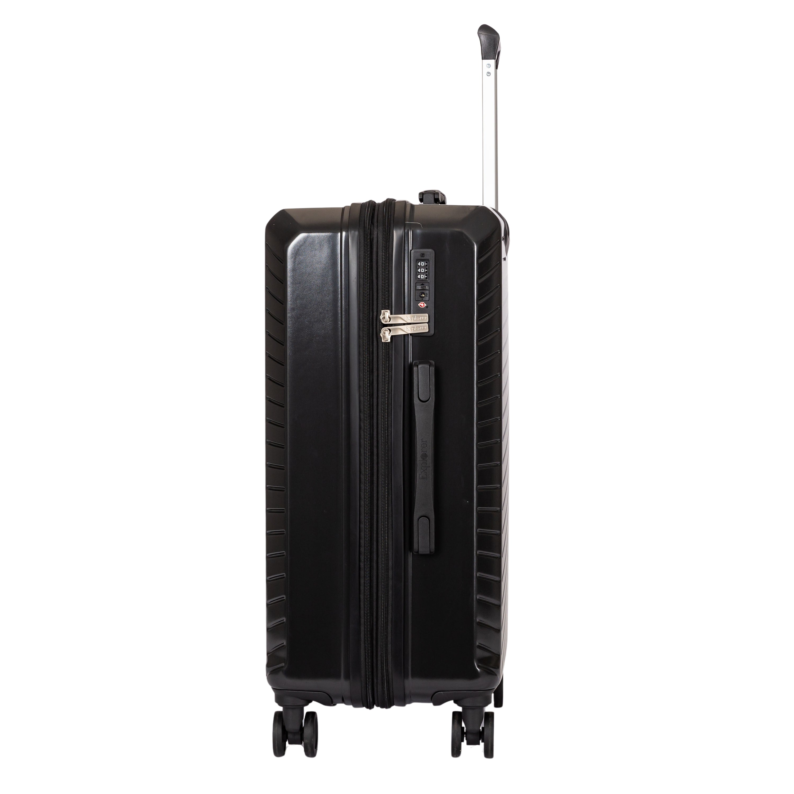 Explorer Passport Anti-Theft Expandable 2-Piece Luggage Set (Carry-On & Medium Checked Bag) - Perfect for Business Travel & Family Vacations