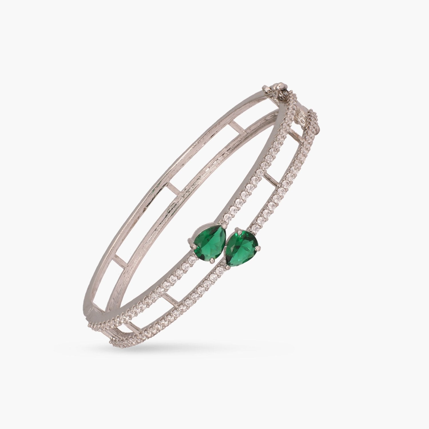 Lahari Nakshatra Green CZ Crystal Bracelet for Women - Elegant Fashion Jewelry Gift for Birthday, Anniversary & Special Occasions