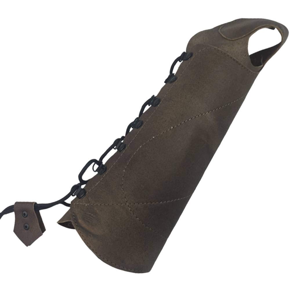 Handmade Leather Arm Guard for Archery - Protective Bow Shooting Glove for Target Practice & Hunting Accessories