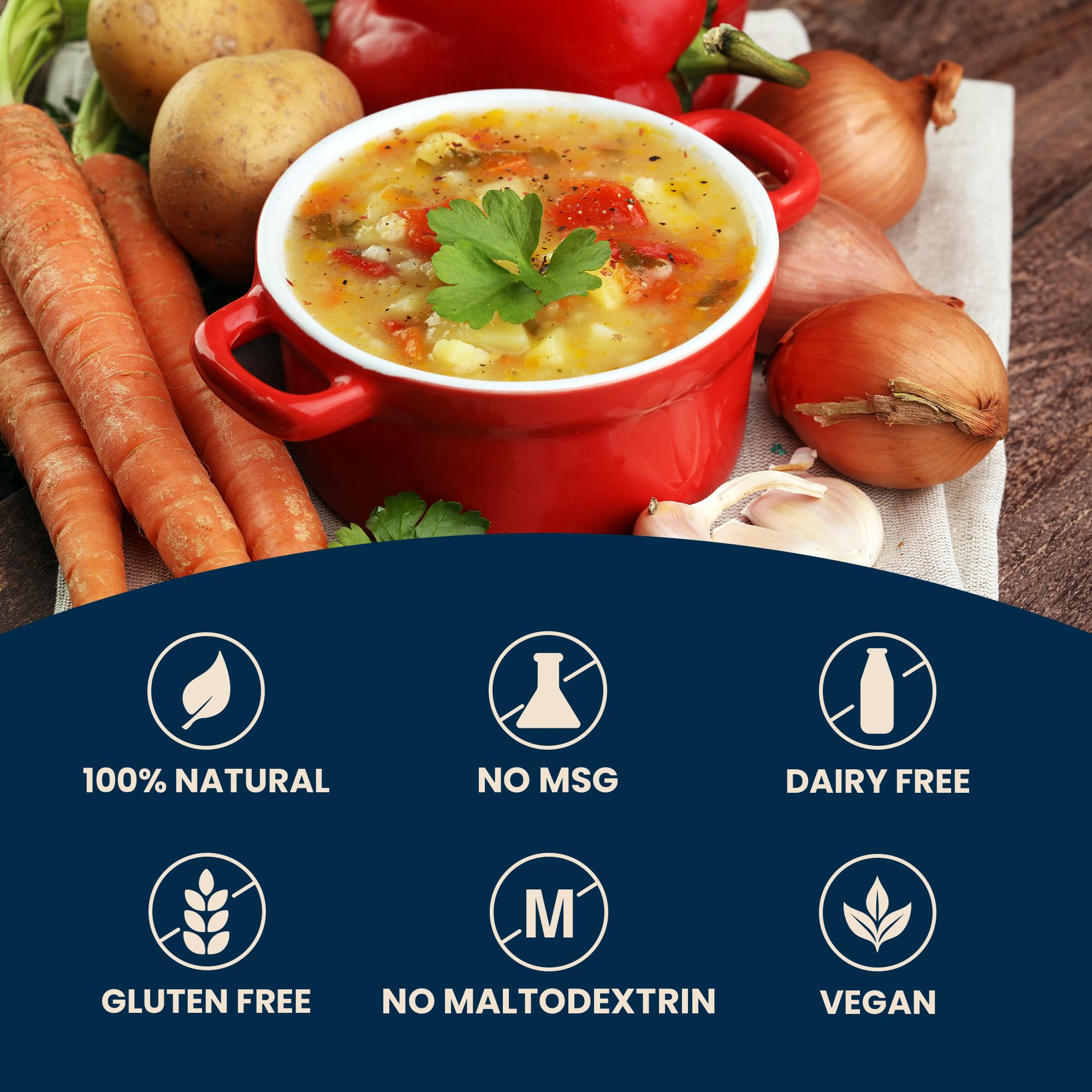 Massel Vegetable Broth Bouillon Cubes - Gluten Free, Low FODMAP, Non-GMO, MSG & Dairy Free Stock - 0g Trans Fat Soup Base for Ramen, Stew & Cooking - Vegan Friendly Bulk Pack (10 Pack, 70 Cubes) - Perfect for Home Cooking, Meal Prep & Healthy Recipes