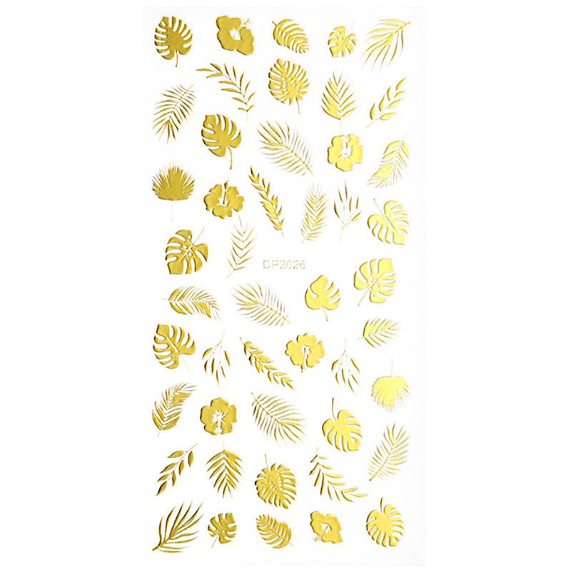 Festive Christmas Gold & Glow-in-the-Dark Nail Art Stickers - Holiday Party Nail Decals for Women, DIY Manicure Accessories (Perfect for Christmas Parties, Gift Giving & Festive Nail Designs)