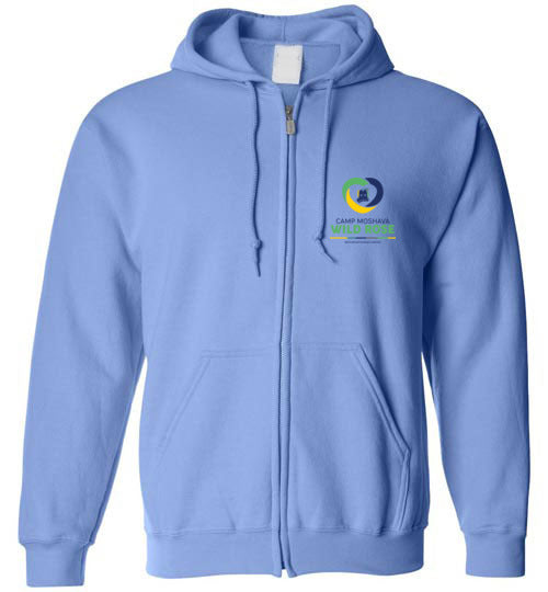 My Heart is in Wild Rose Gildan Zip Hoodie - Soft Fleece Pullover with Front Pocket for Men & Women - Perfect for Casual Wear, Outdoor Activities and Street Style Fashion
