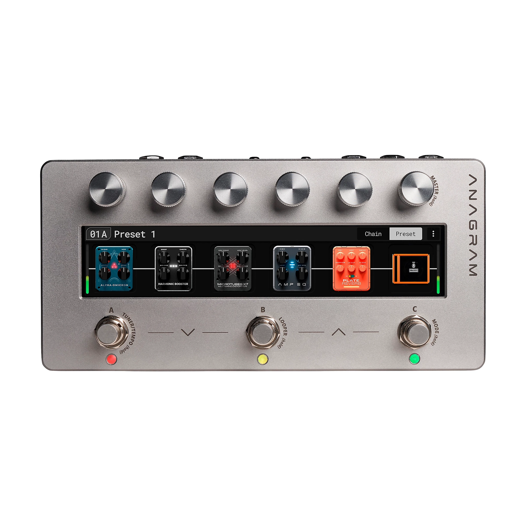 Darkglass Anagram Multi Effects Bass Workstation Pedal - Professional Bass Guitar Effects Processor for Recording & Live Performance - Perfect for Studio, Stage & Practice Sessions