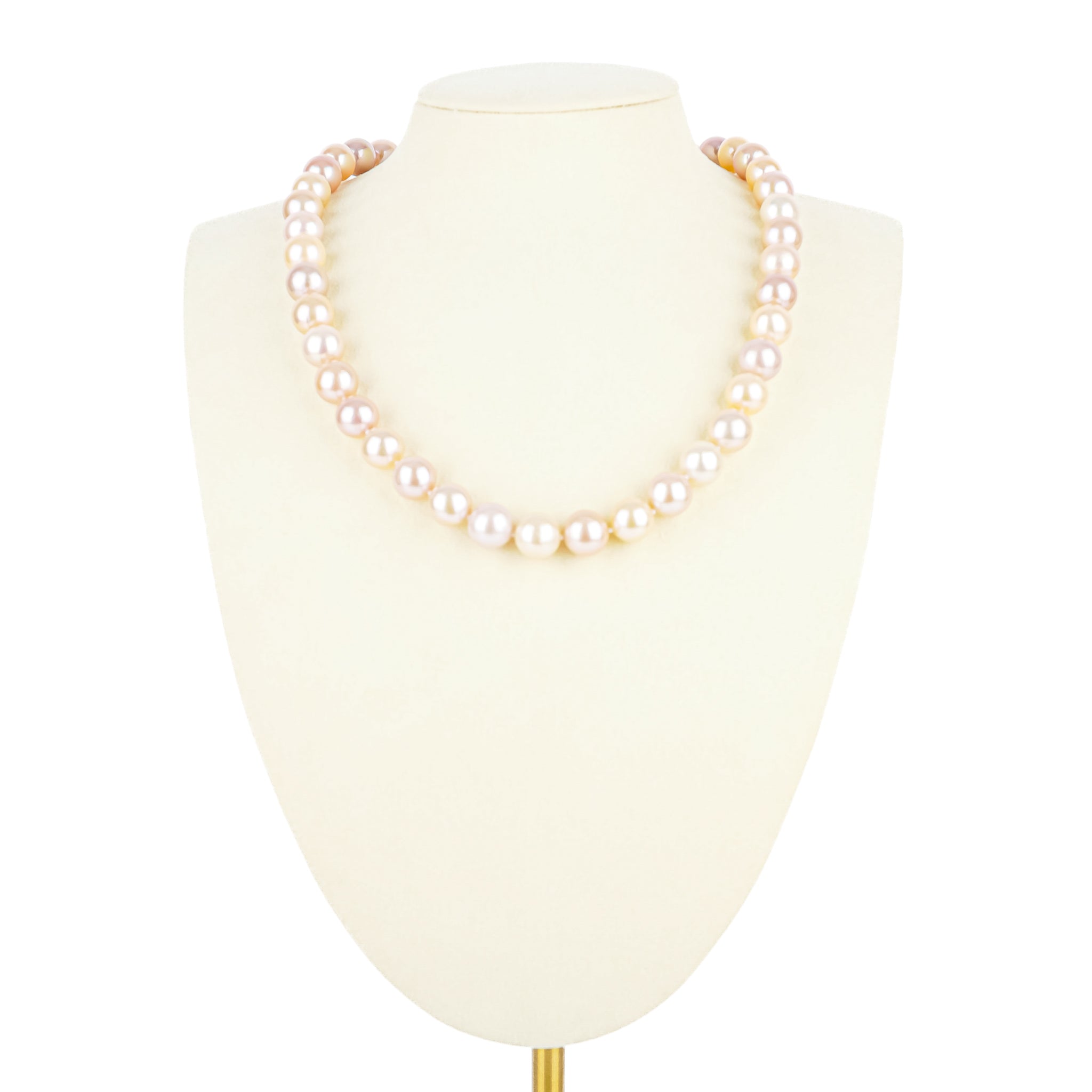 925 Sterling Silver Pink Pearl Necklace with Lobster Clasp - Elegant Jewelry for Women, Perfect for Weddings, Parties & Everyday Wear