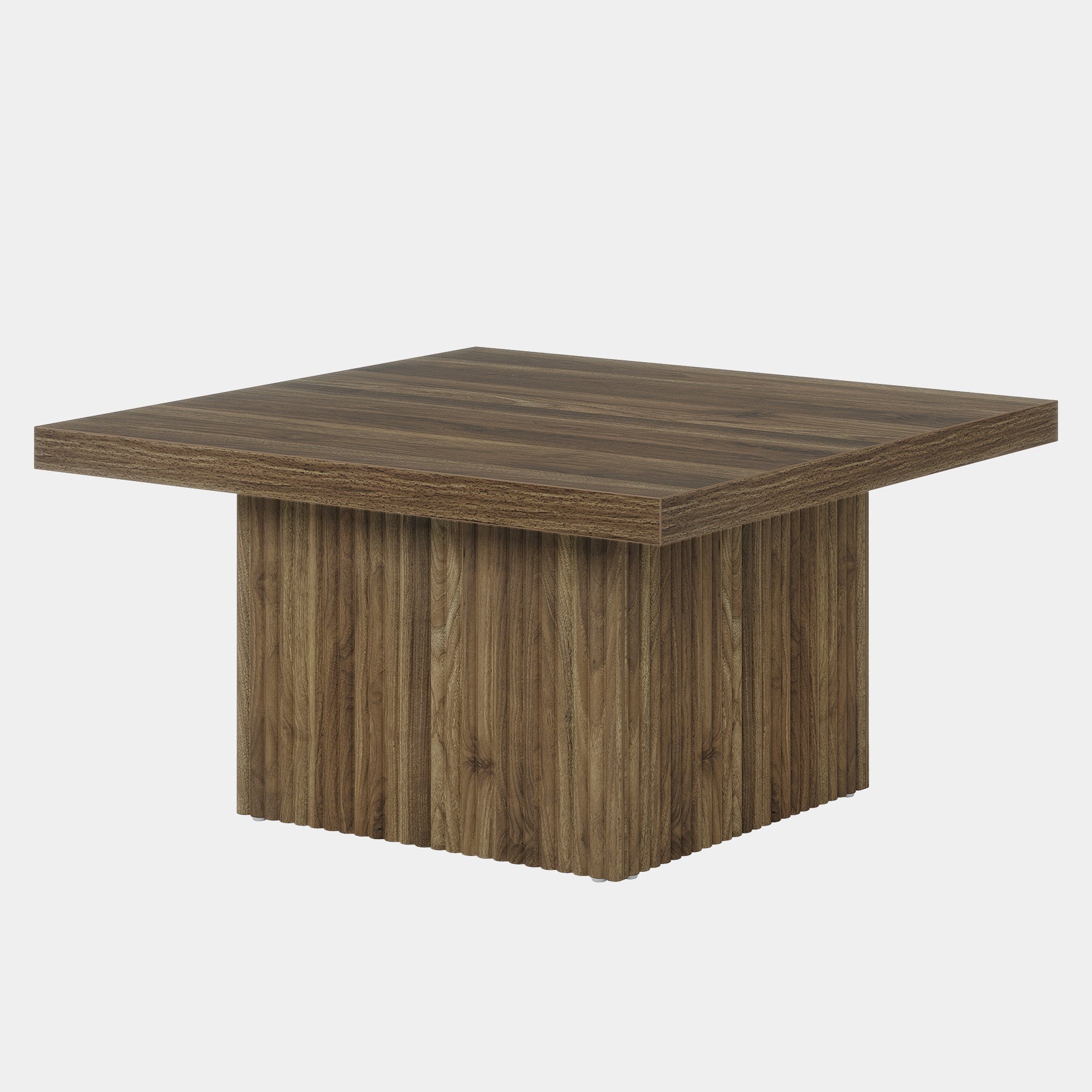 31.5 Inch Square Coffee Table - Modern Wooden Center Table for Living Room | Perfect Cocktail Table for Home Decor & Entertaining