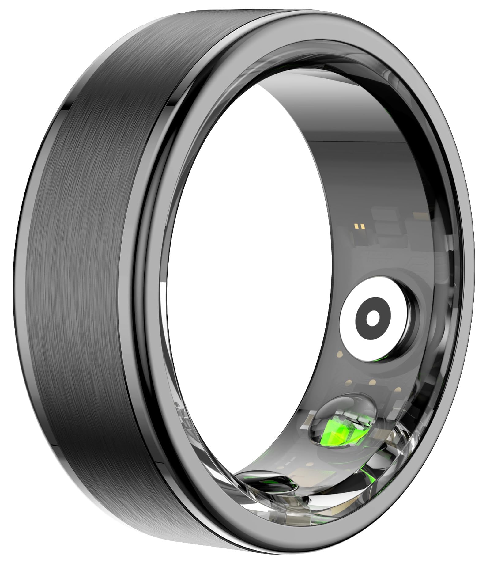 Smart Fitness Ring for Men & Women - Waterproof Activity Tracker with Blood Oxygen Monitor, Heart Rate & Sleep Tracking, Step Counter & Calorie Burn - Compatible with iOS & Android - Perfect for Gym, Running & Daily Health Monitoring