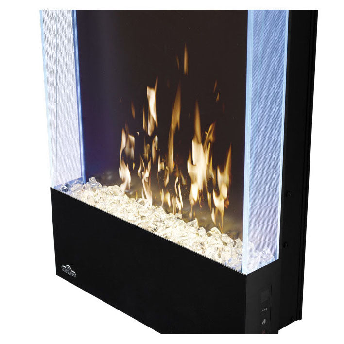 Napoleon Allure Vertical 32-Inch Wall Mount Electric Fireplace - Modern Heating Solution for Living Rooms & Bedrooms