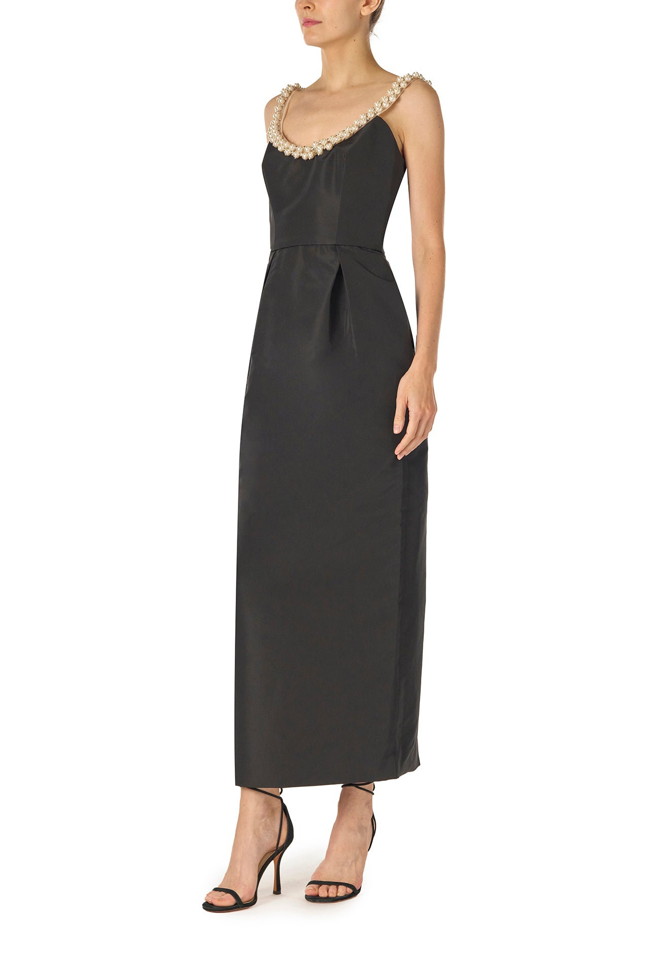 Elegant Pearl Embroidered Cocktail Dress for Women - Perfect for Evening Parties, Weddings & Special Occasions