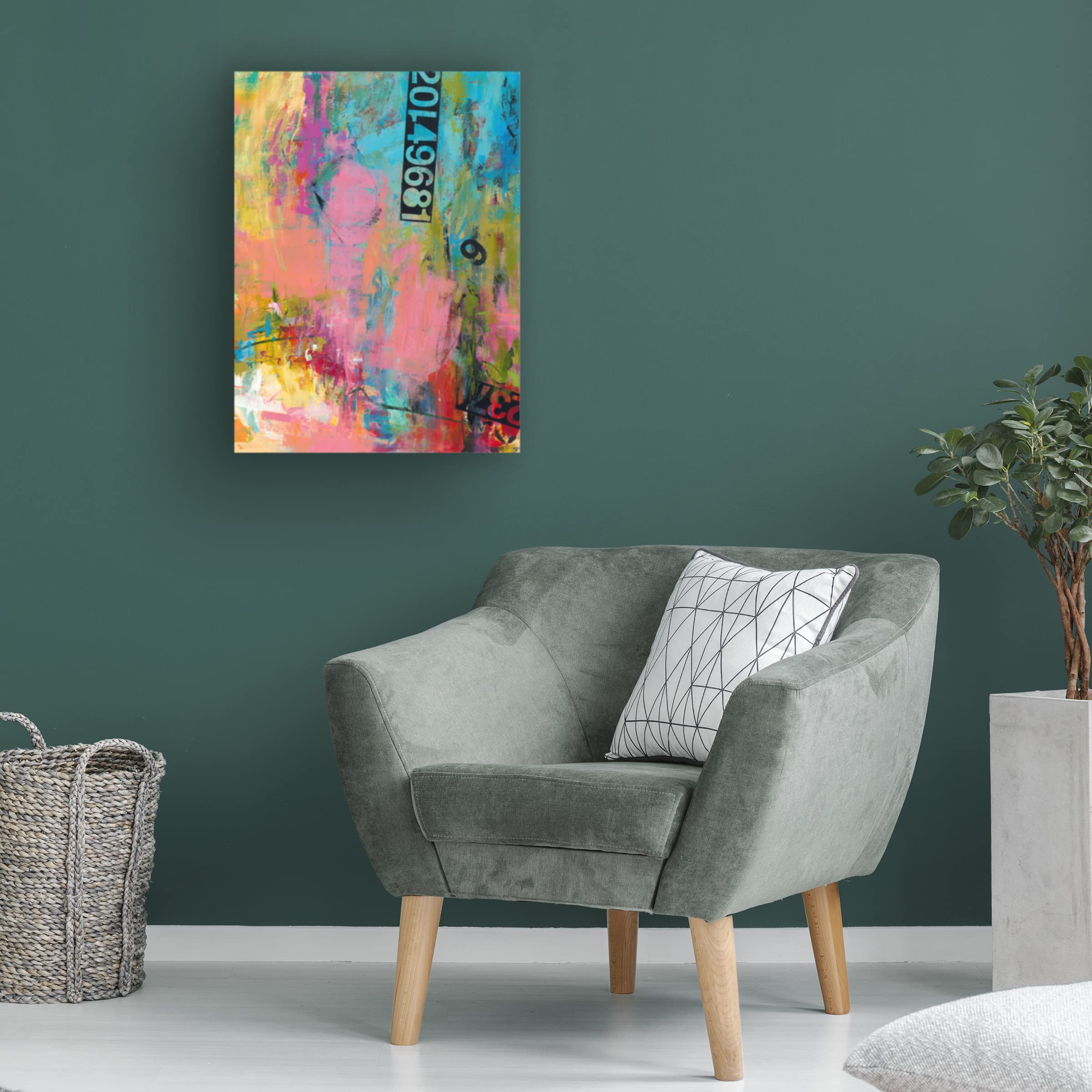 Janet Bothne 'Silks' Canvas Art Print - Modern Abstract Wall Decor for Living Room, Bedroom & Office - Trademark Fine Art Collection