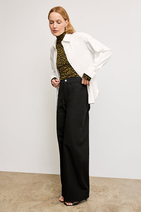 Milo Wide Leg Eco-Friendly Jeans - Better Than Denim in Black | Sustainable Fashion for Women, Casual Wear & Everyday Comfort