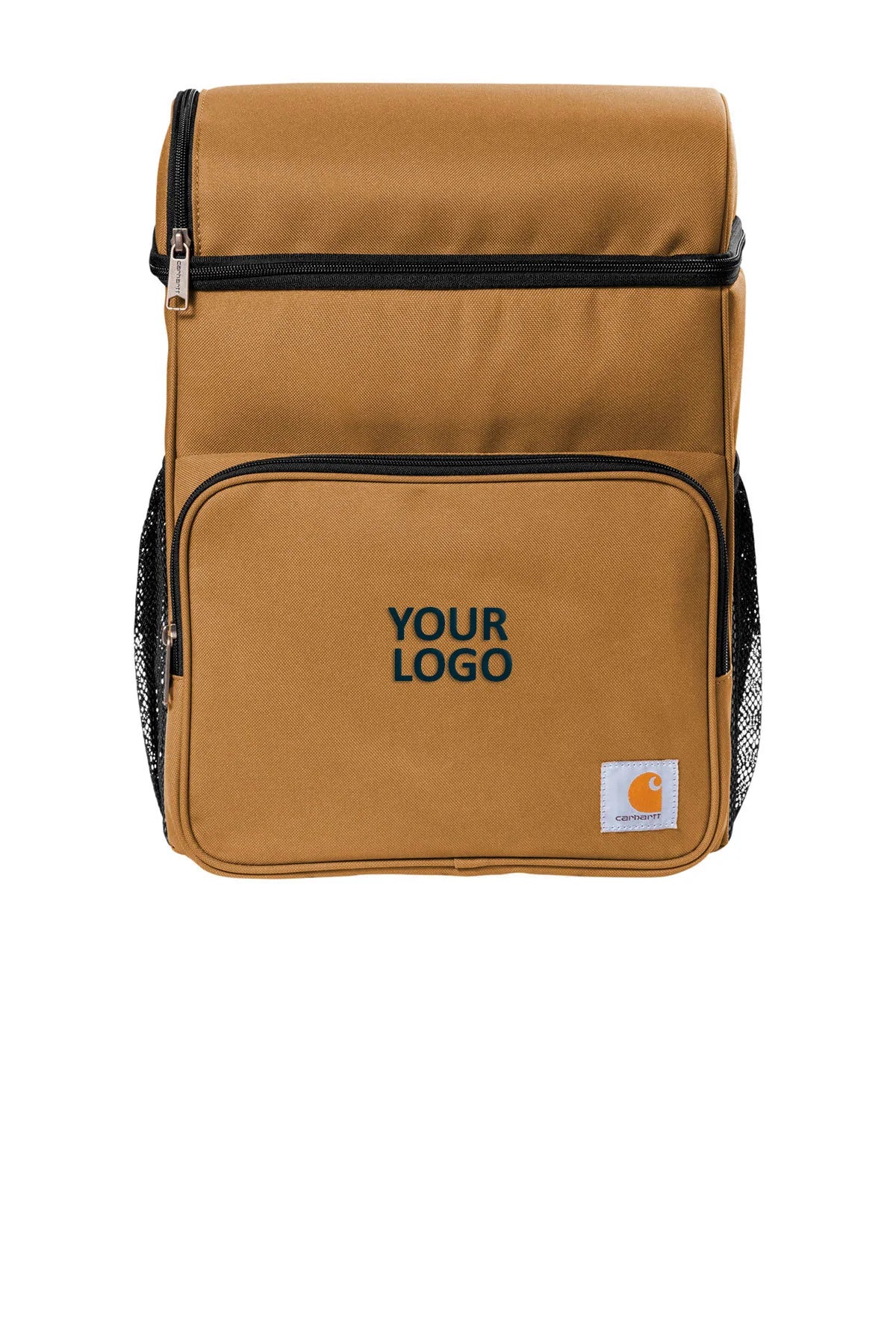 Carhartt 20 Can Custom Backpack Cooler - Insulated Lunch Bag for Work, Camping & Outdoor Adventures (Carhartt Brown)