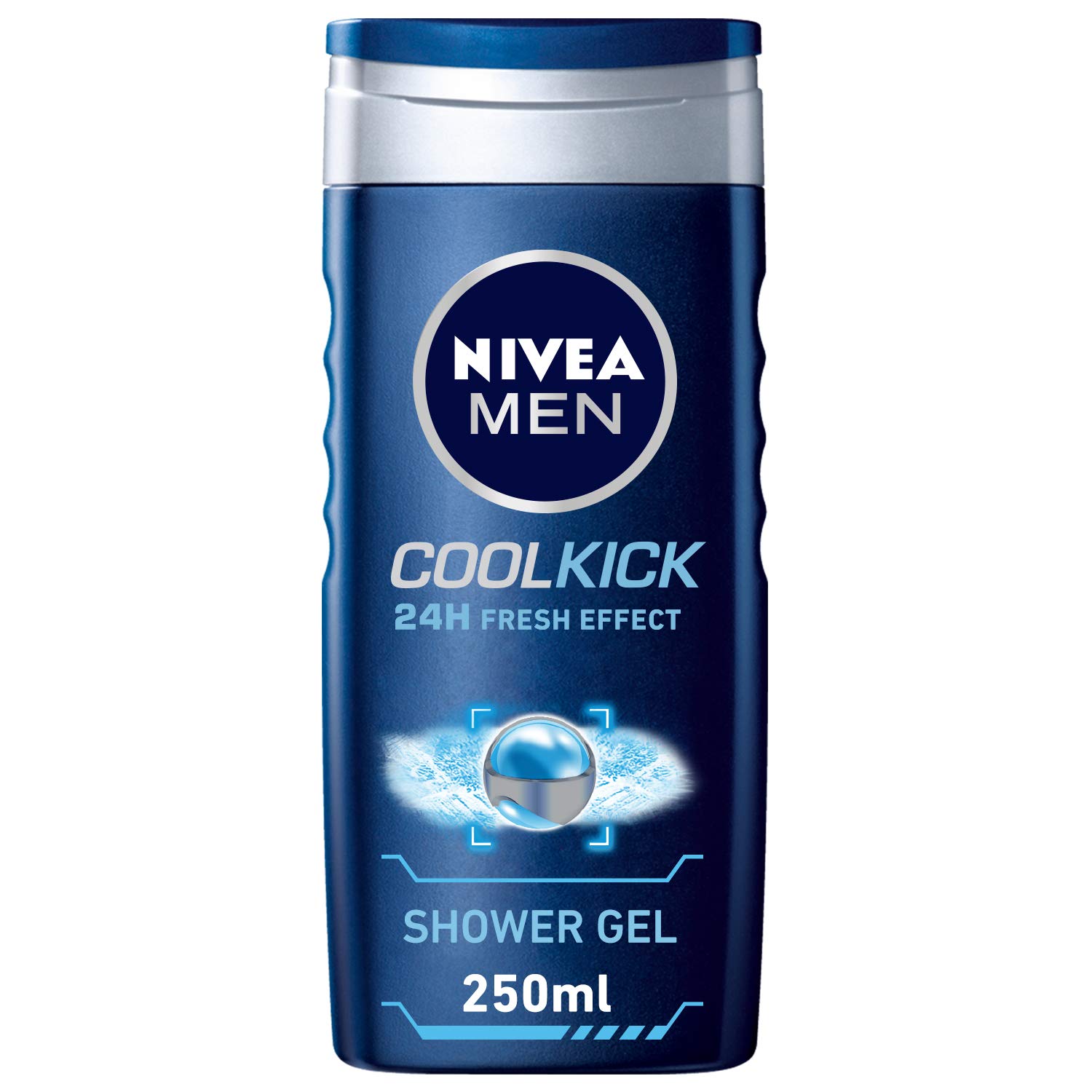 Nivea Women's Whitening Smooth Skin Deodorant Roll-On 50ml & Men's Cool Kick Body Wash Shower Gel 250ml – Fresh All Day for Workouts and Daily Use