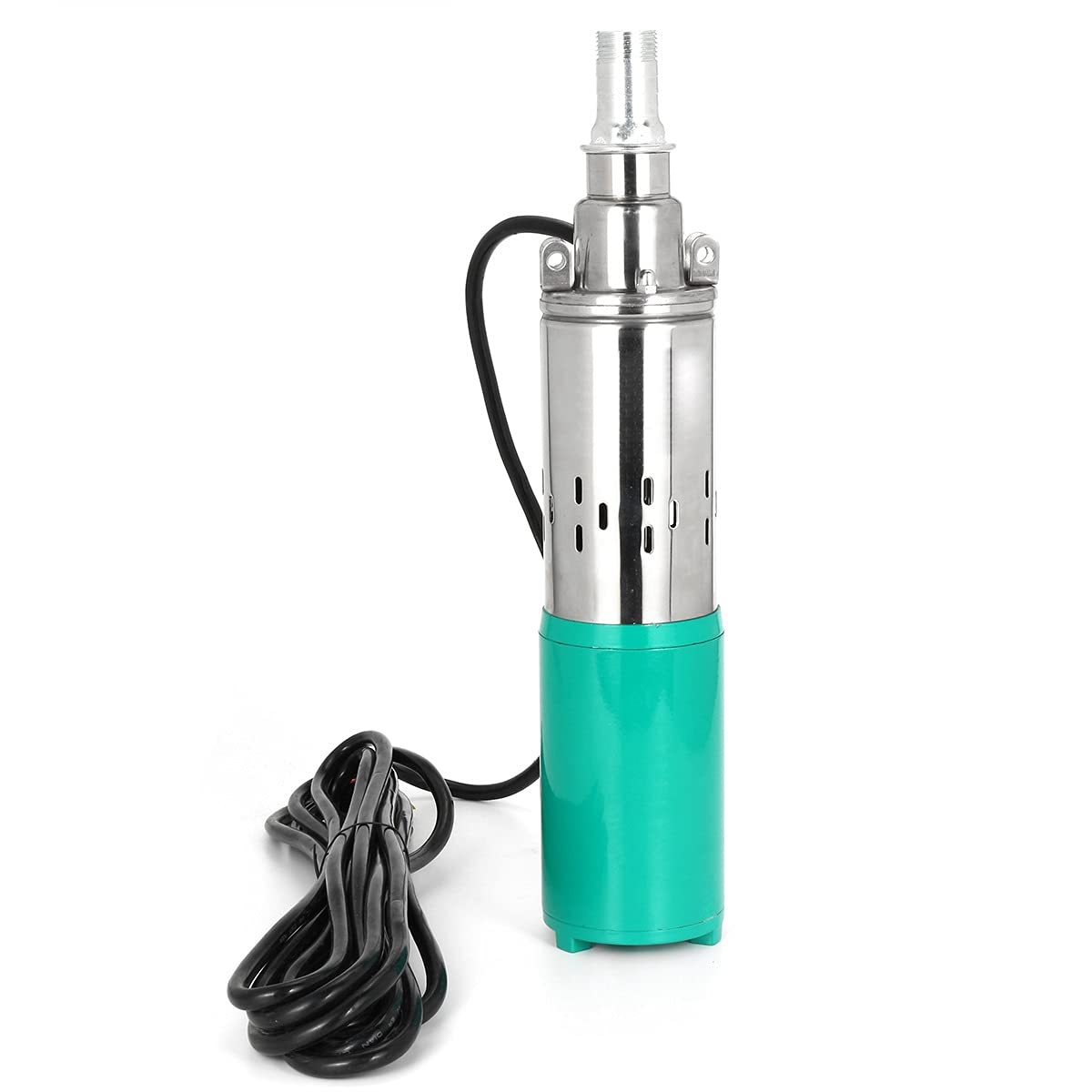 12V DC 45m Deep Well Submersible Pump - 180W High Power Solar Water Pump for Garden, Home & Agricultural Irrigation | Durable & Efficient Circulating Pump for Solar Systems, Ponds, and Livestock Watering
