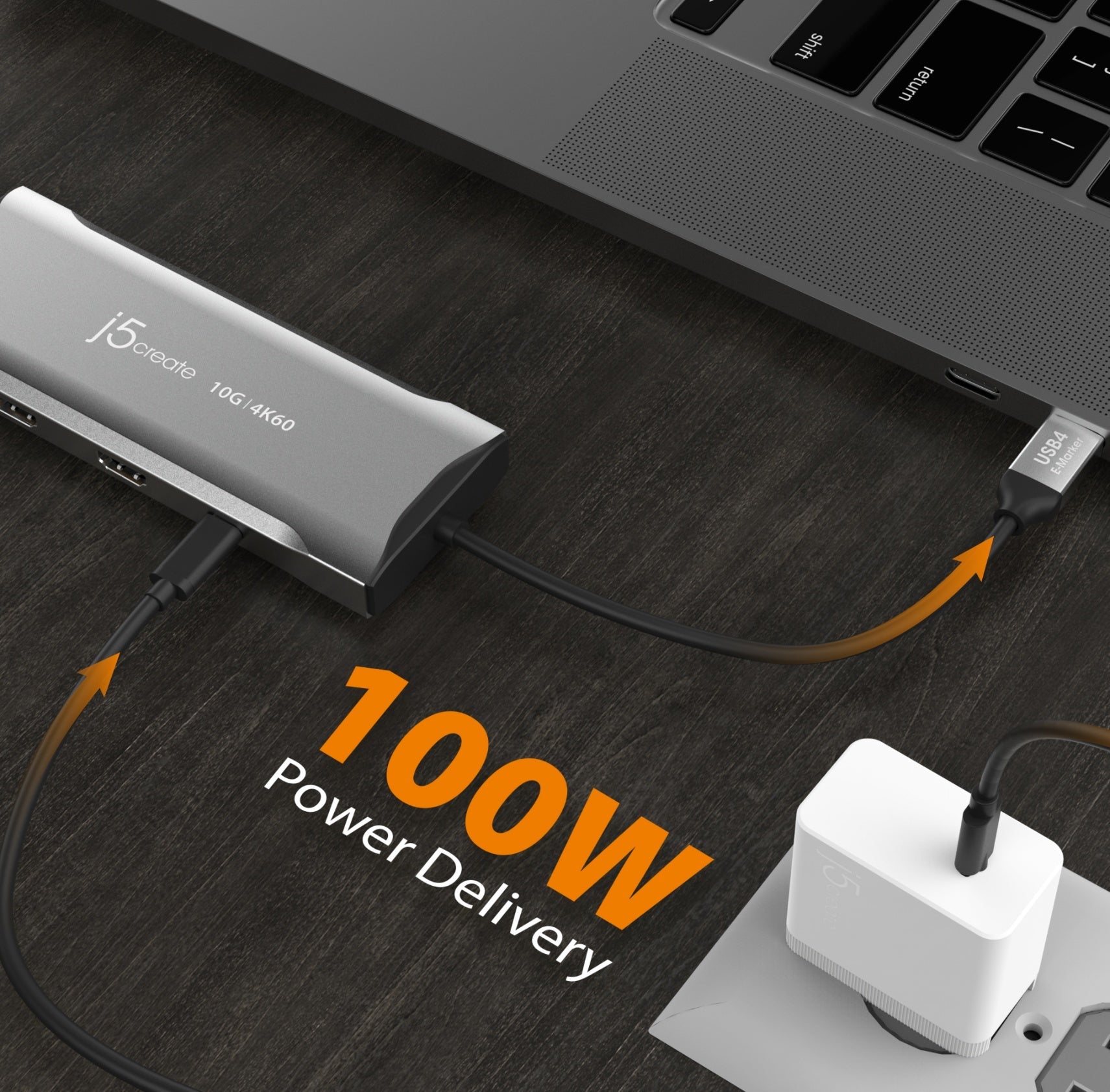 4K60 Elite USB C Triple Monitor 10Gbps Mini Docking Station - Perfect for Home Office, Gaming & Multi-Task Setup