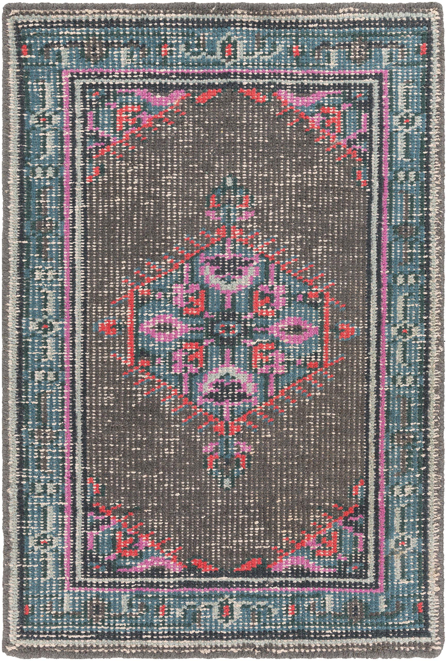 Hand Knotted Surya Zahra ZHA-4006 Classic Persian Accent Rug - 3.6x5.6 Feet - Premium Wool Area Rug for Living Room, Bedroom & Dining Room Decor