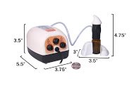 Aroma-Whisper Essential Oil Diffuser Ultrasonic Humidifier - 110V US Plug, White | Perfect for Home, Office, Yoga & Spa Relaxation