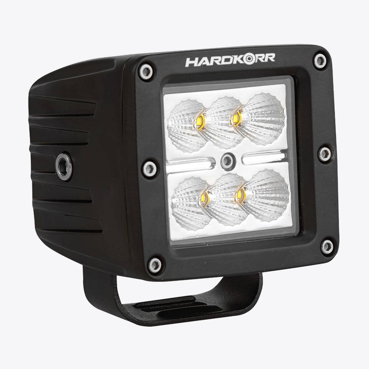 18W Square LED Flood Light Outdoor - IP65 Waterproof, 1500LM Brightness for Garden, Yard, Patio, and Security Lighting (HK18W) - Perfect for Landscape, Driveway, and Building Exterior Illumination