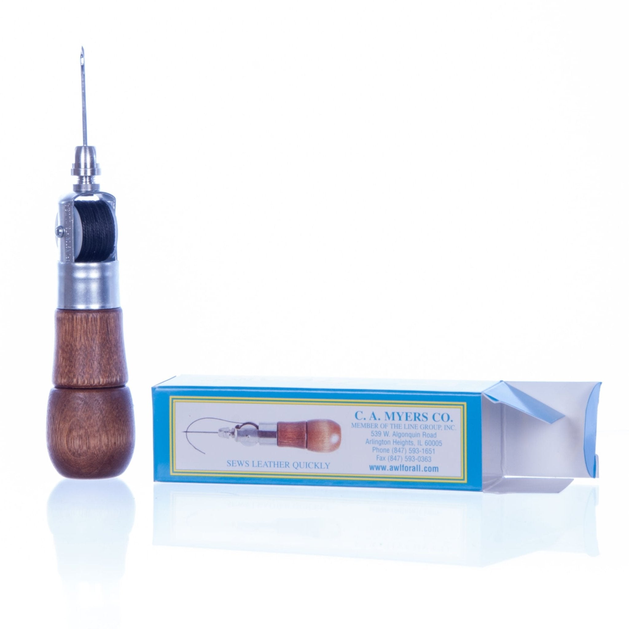 Professional Leather Repair Awl Tool Kit - Heavy Duty Stitching Needle for Shoes, Bags, Belts & DIY Leathercraft - Perfect for Home, Workshop & Outdoor Use