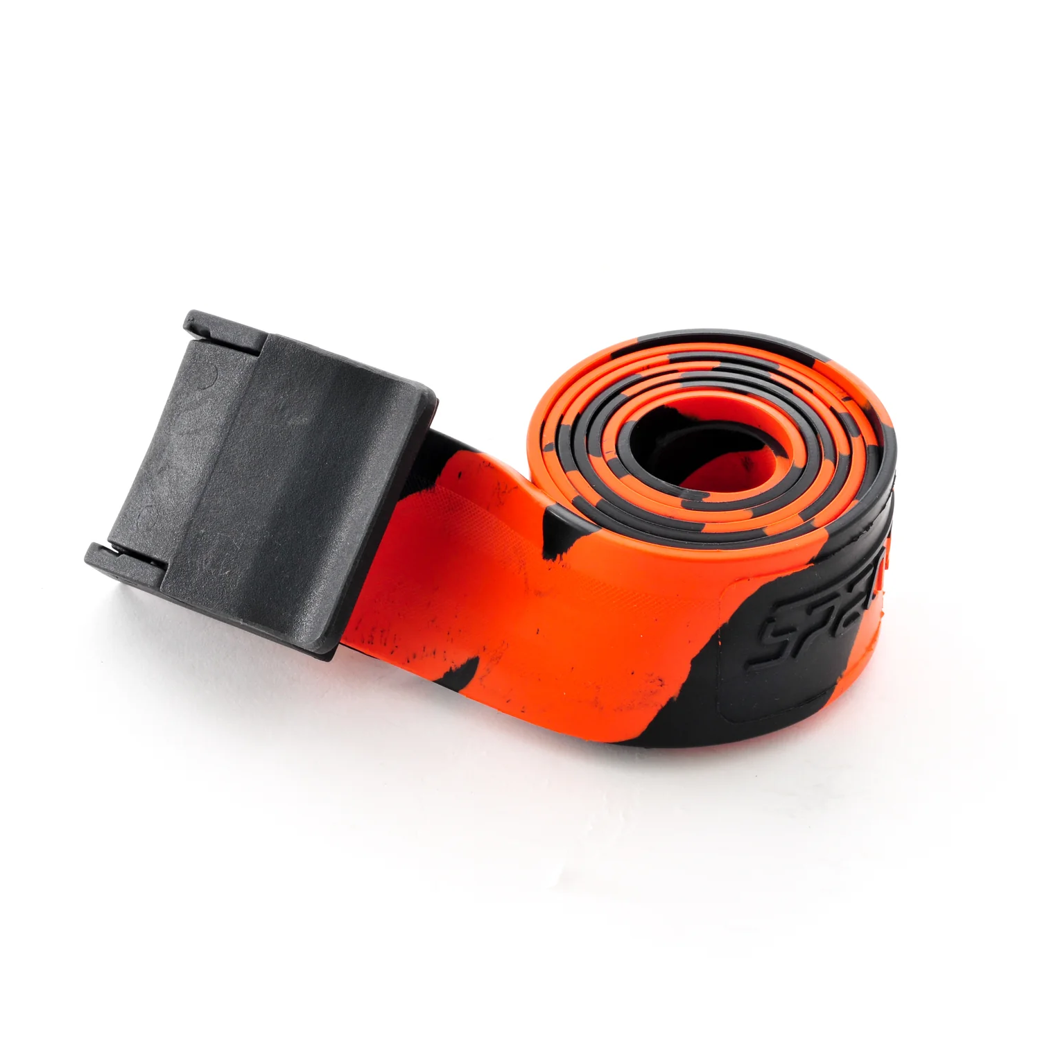 Spear Pro Weightlifting Belt with Safety Buckle - Black/Orange - Premium Gym Belt for CrossFit, Powerlifting & Strength Training