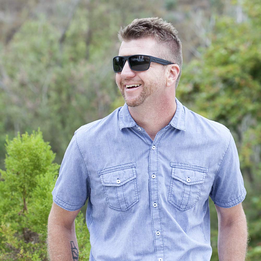 Spy Optic Rocky Flat Sunglasses - Polarized UV Protection for Men & Women - Stylish Outdoor Sports & Driving Shades