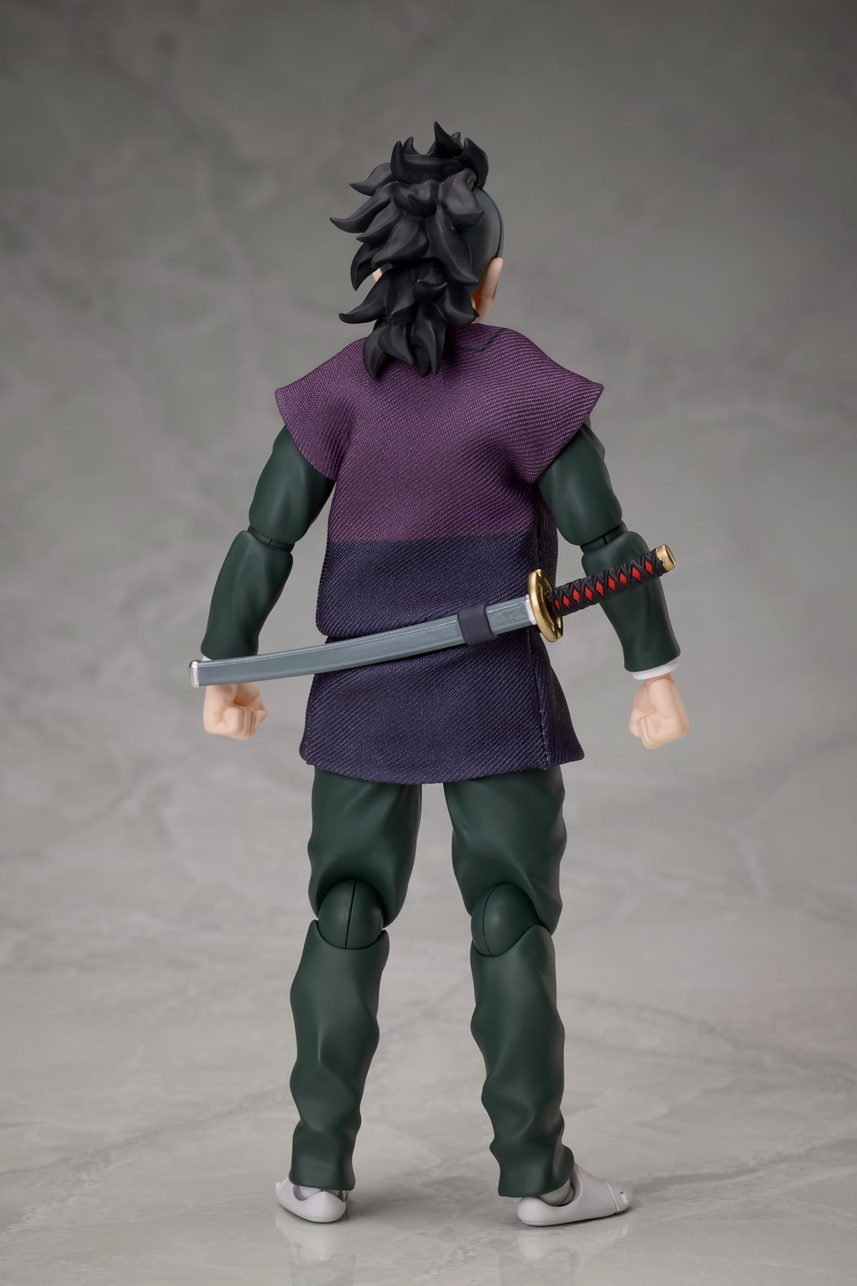Aniplex Demon Slayer: Kimetsu no Yaiba – Genya Shinazugawa BUZZmod 1:12 Scale Action Figure - Collectible Anime Figure for Fans, Perfect for Display & Cosplay Scenes