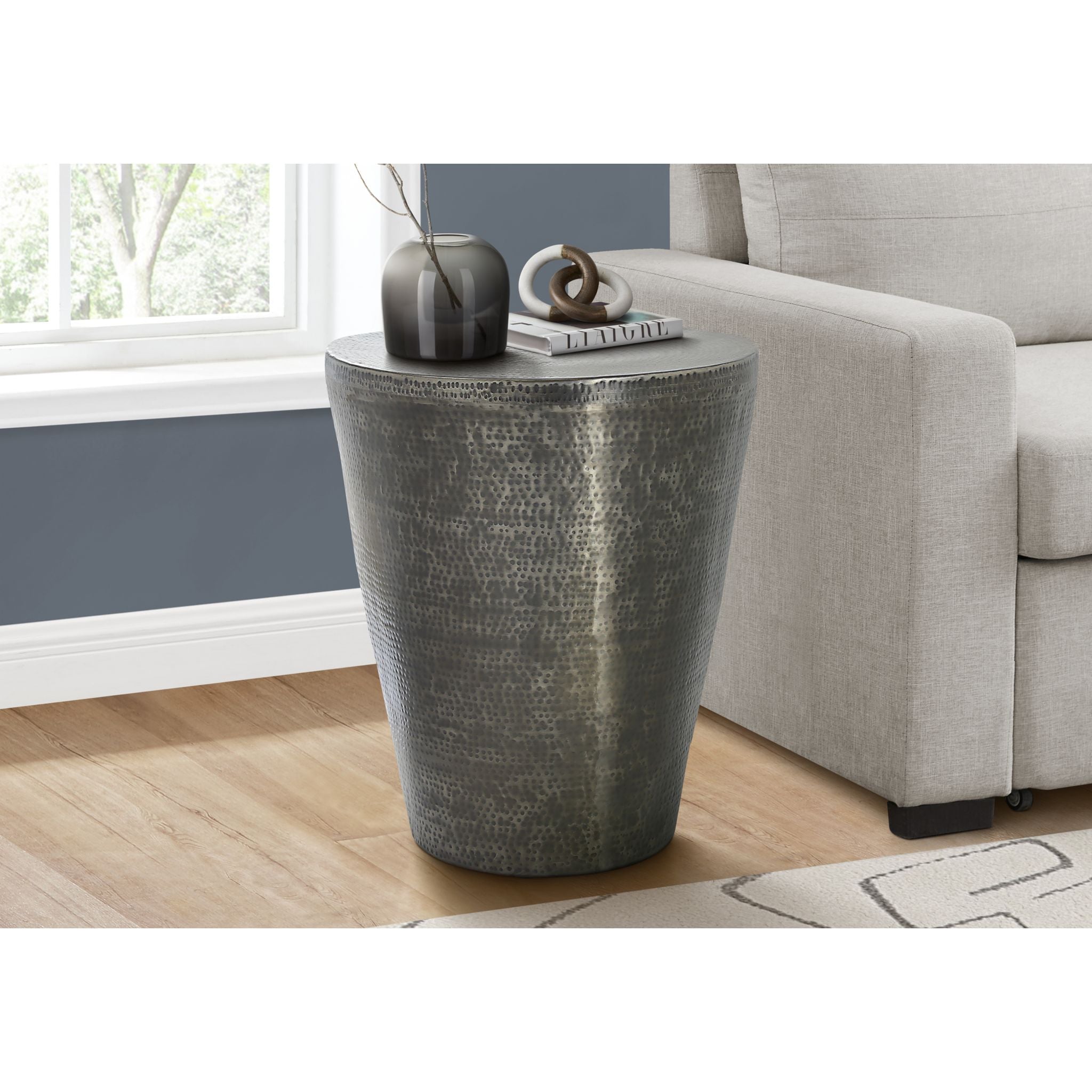 Modern April Accent Table - Stylish Side Table for Living Room, Bedroom & Office - Perfect for Decor, Storage & Display