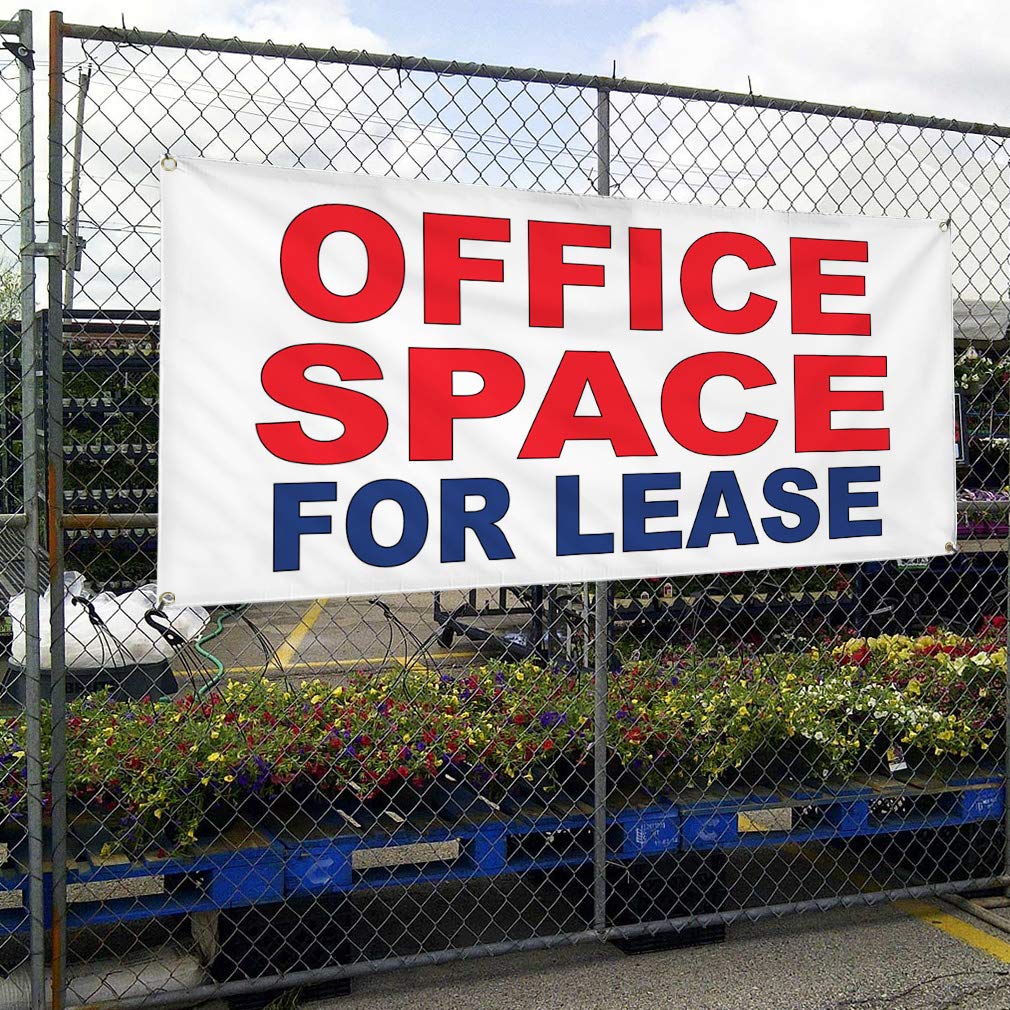 Custom Vinyl Banner 60x144 Inches - Durable Weatherproof Outdoor Business Sign with 10 Grommets (Red/Blue) for Office Space, Yard Sales & Industrial Use | Perfect for Advertising, Events & Storefront Displays